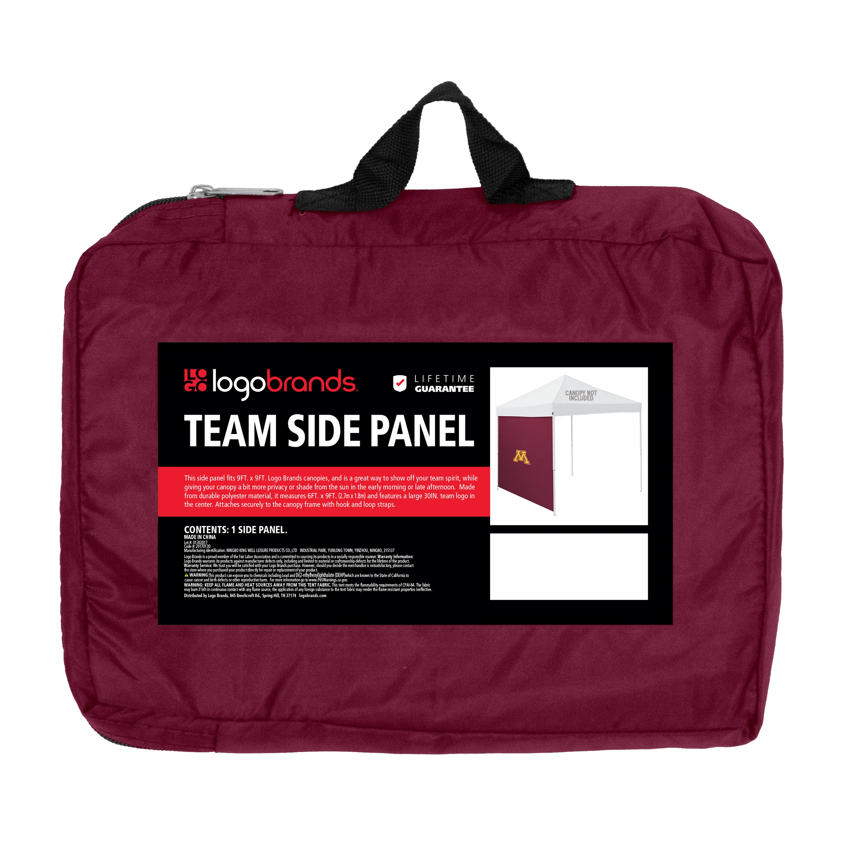Minnesota Garnet 9 x 9 Side Panel - Image 4
