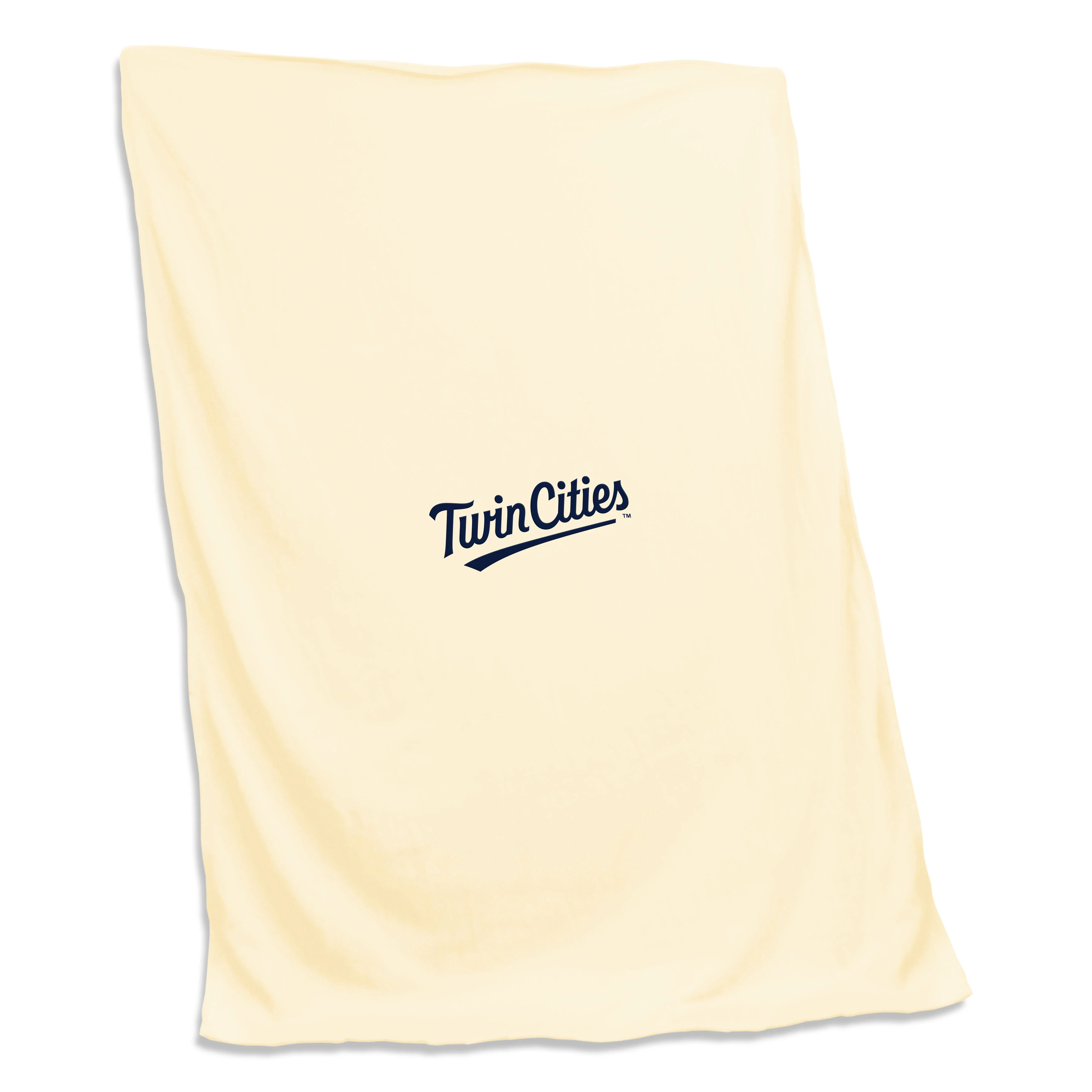 Minnesota Twins Oatmeal Twin City Screened Sweatshirt Blanket
