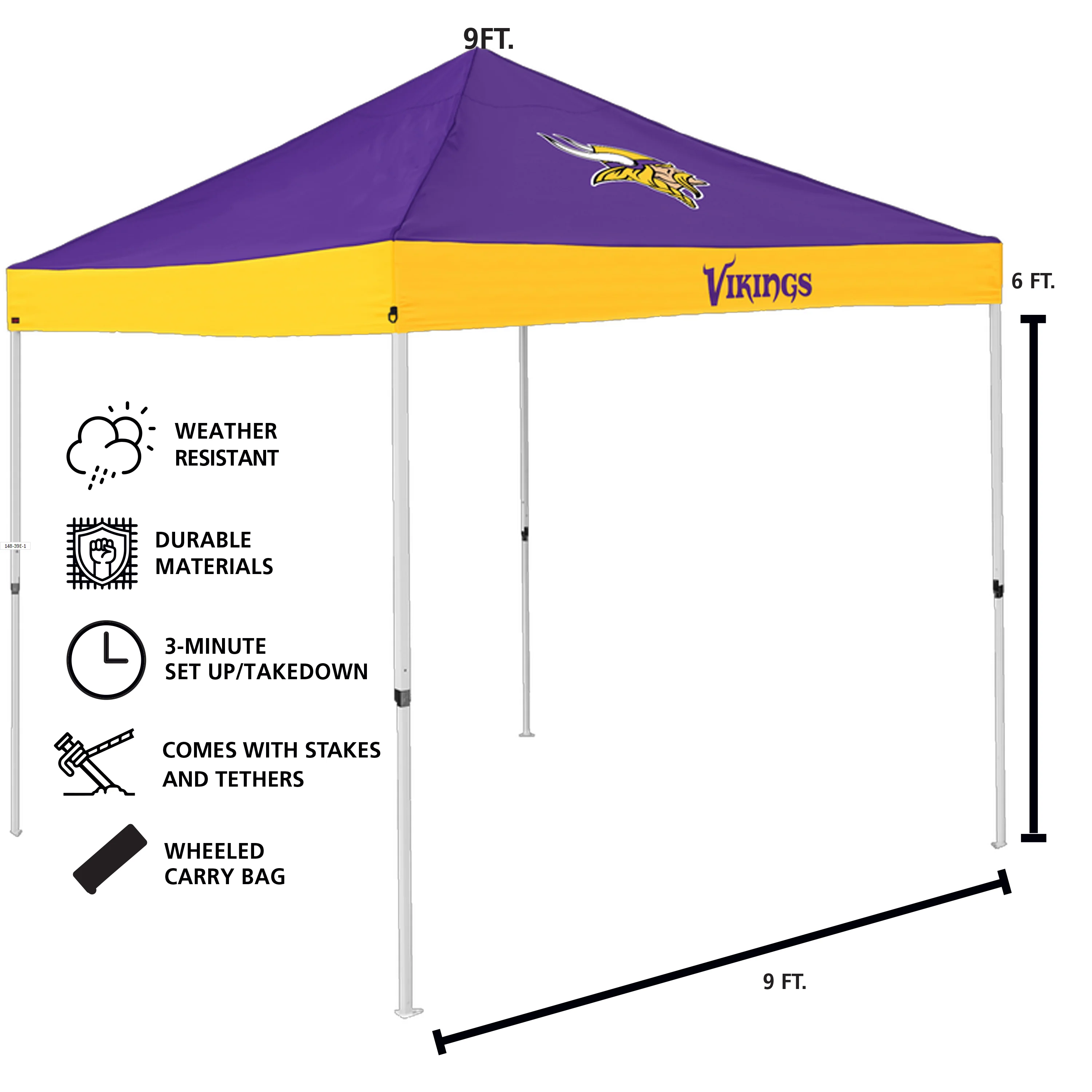 Minnesota Vikings Economy Canopy - Image 3