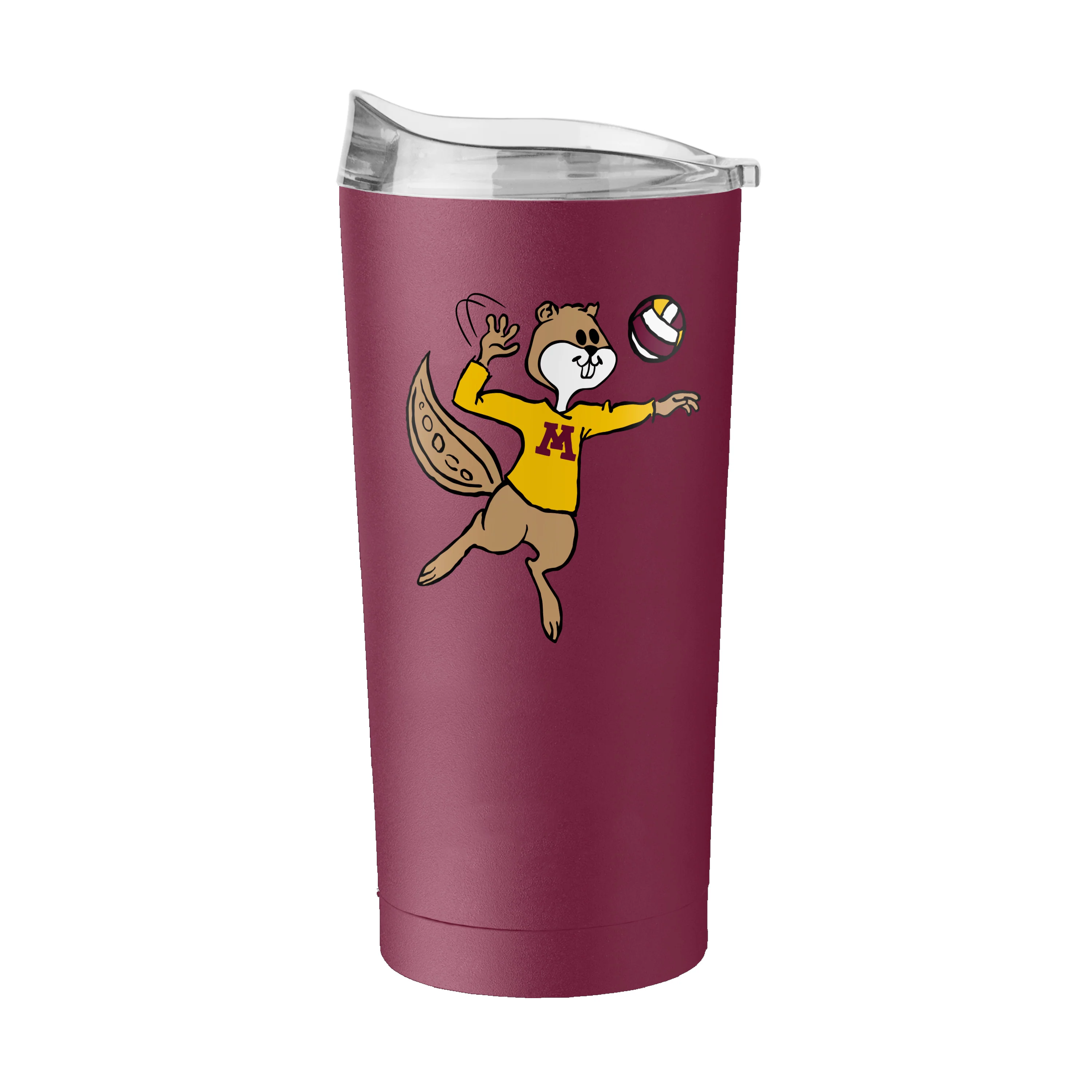 Minnesota Volleyball 20oz Flipside Powder Coat Tumbler