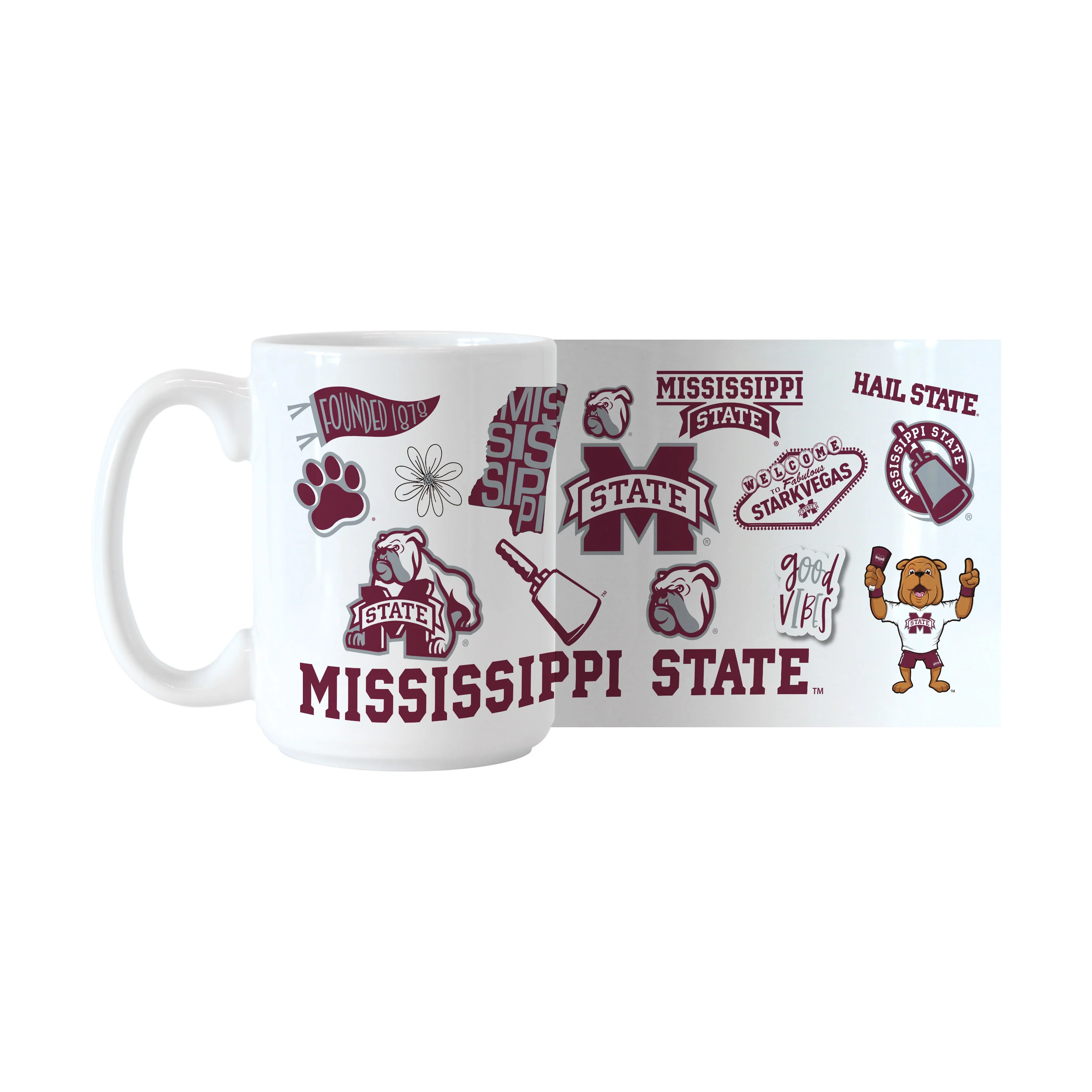 Mississippi State 15oz Native Sublimated Mug - Image 3
