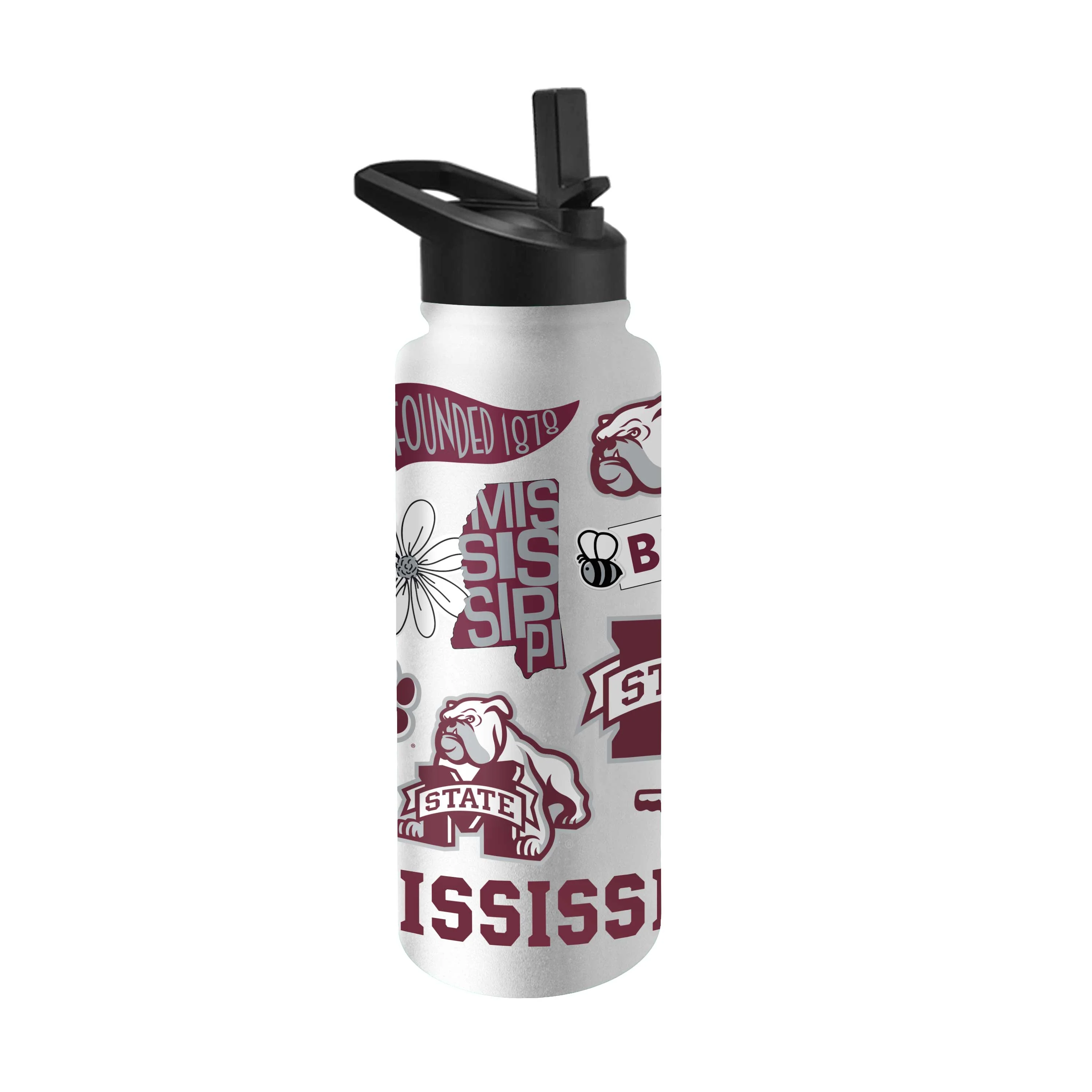 Mississippi State 34oz Native Quencher Bottle - Image 2