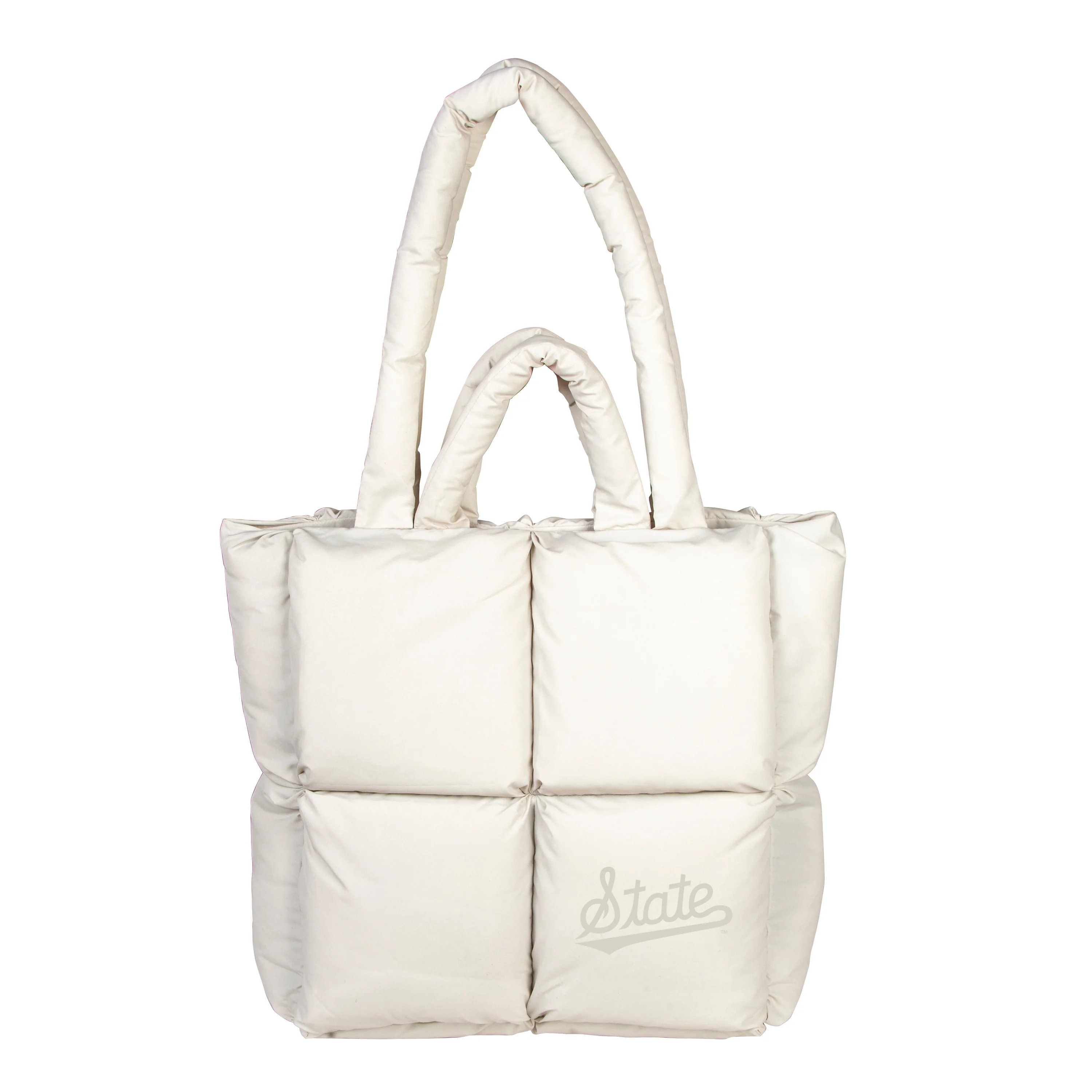 Mississippi State Script Puff Tote