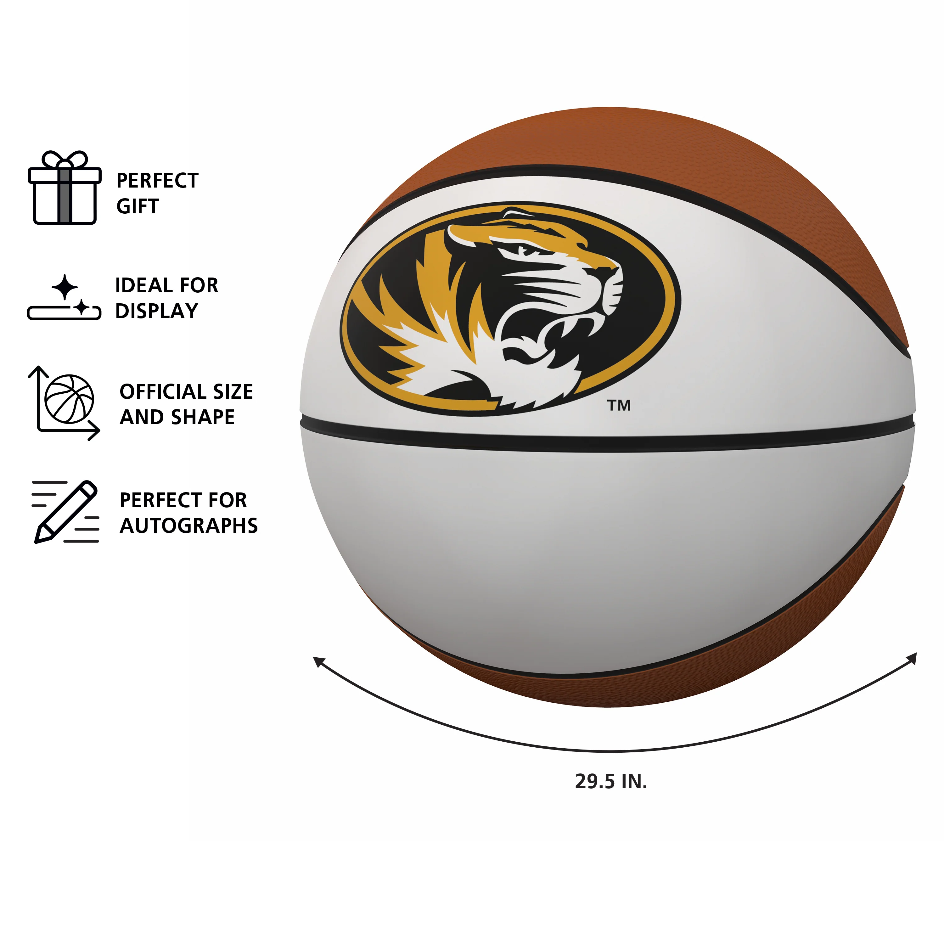Missouri Official-Size Autograph Basketball - Image 4
