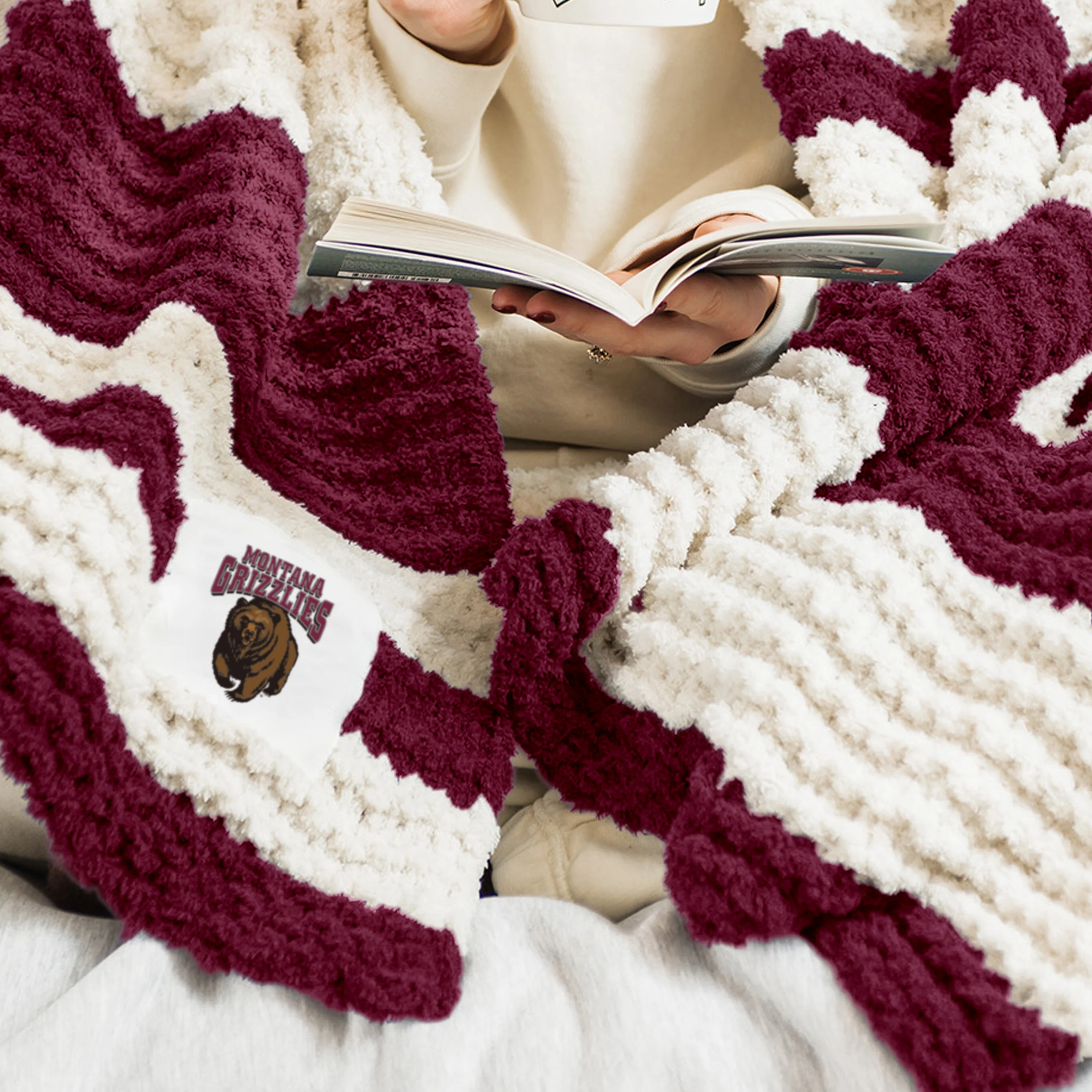 Montana Cable Knit Throw 50x60 - Image 2