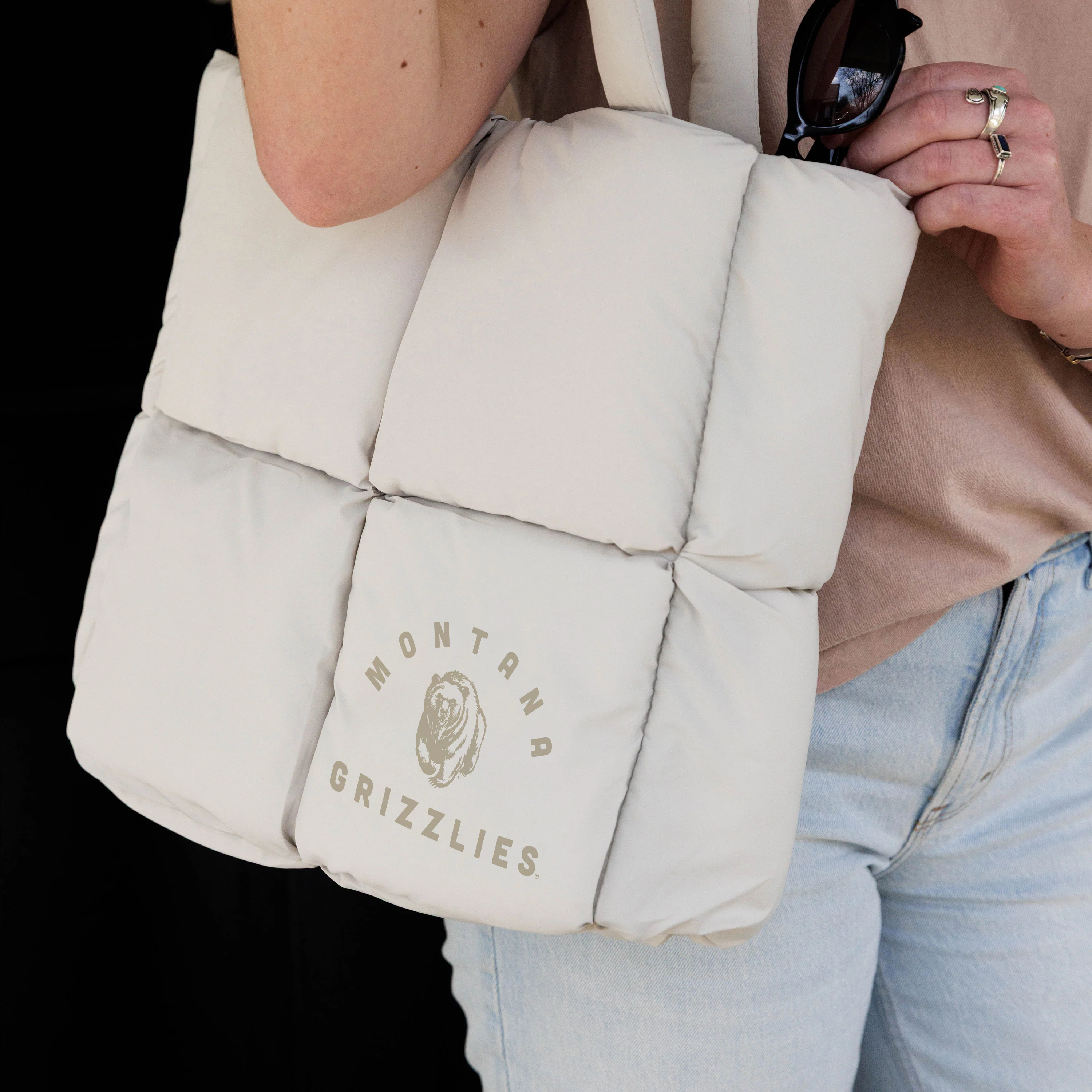Montana Puff Sand Tote - Image 2