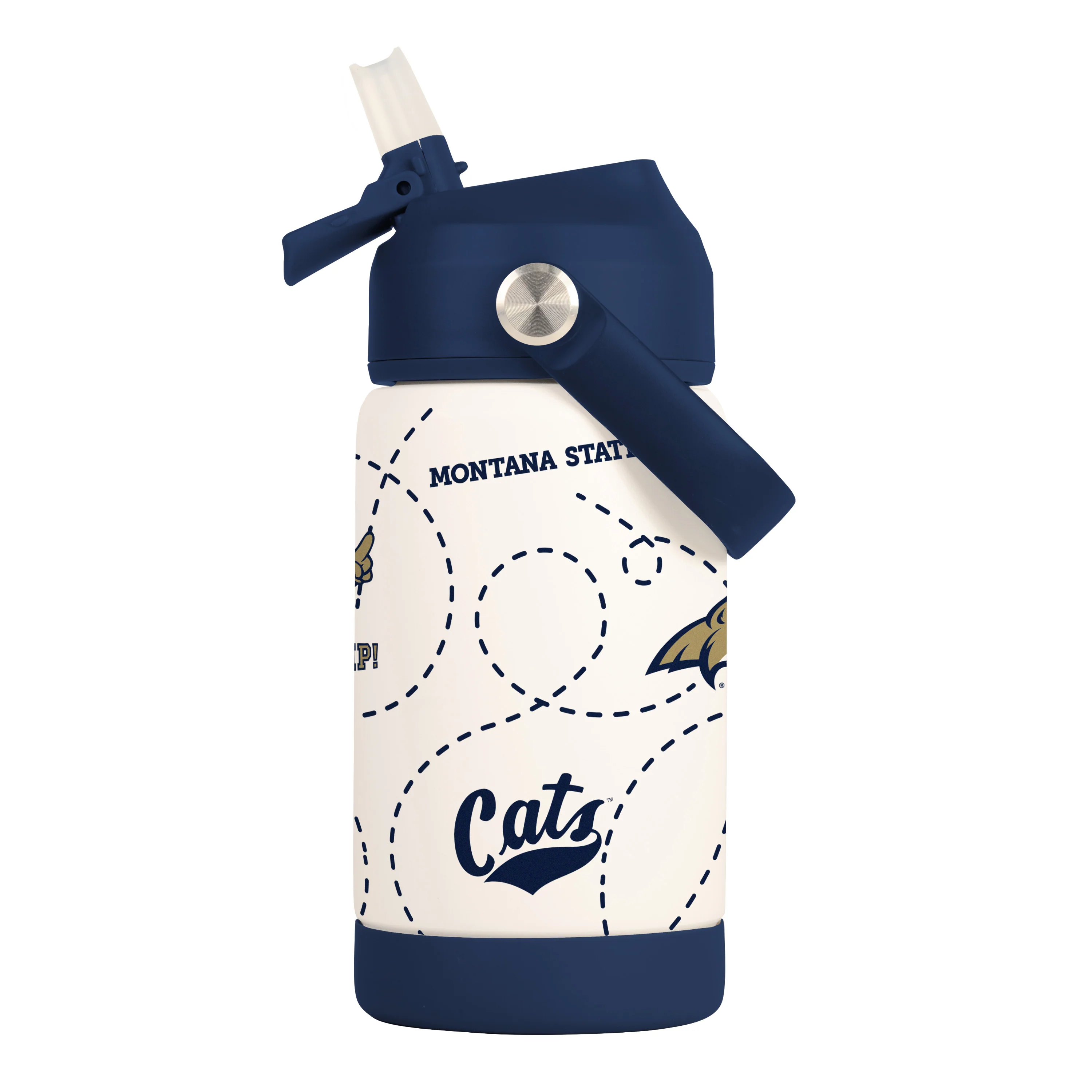 Montana State 12oz Mascot SS Kids Bottle - Image 3