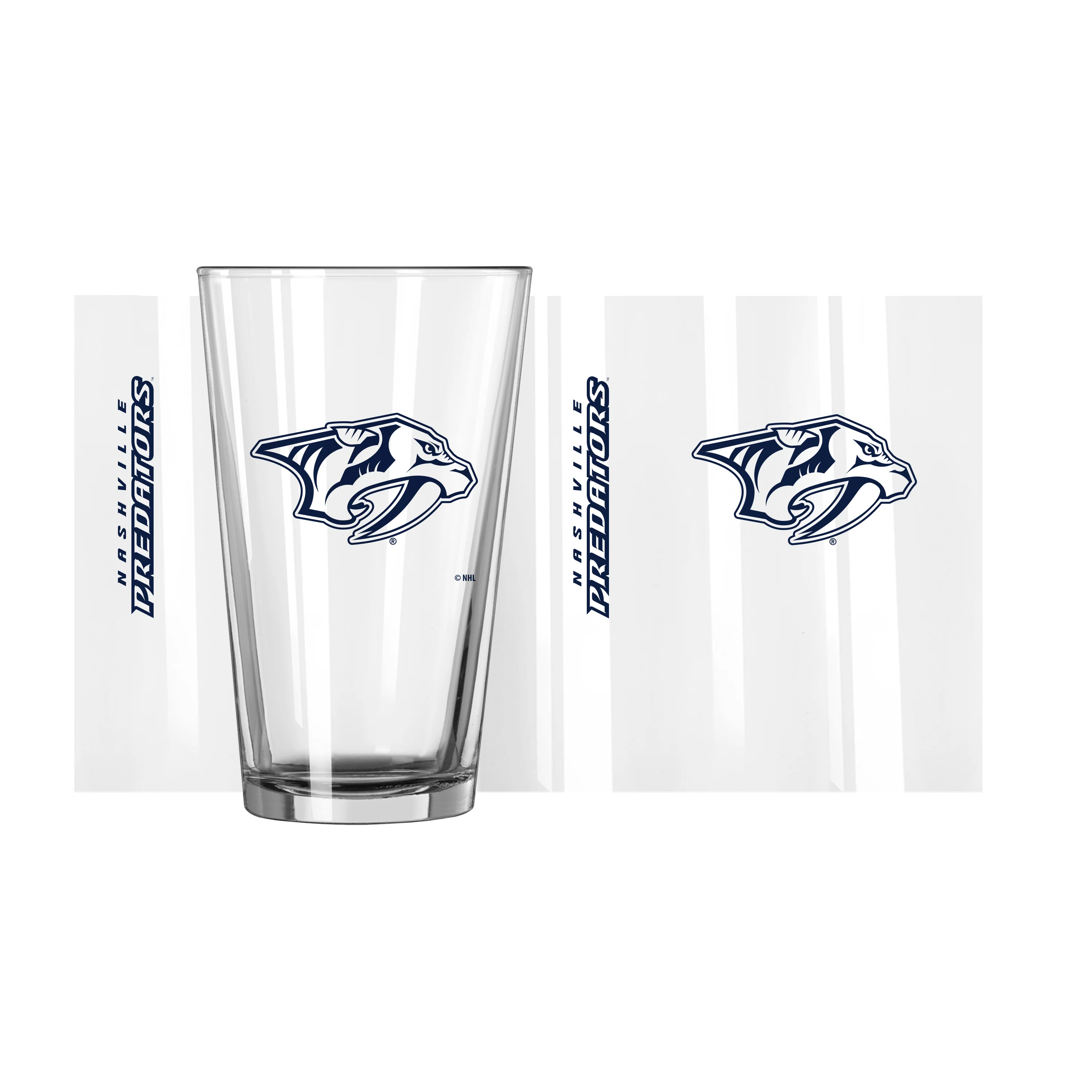 Nashville Predators 16oz Gameday Pint Glass - Image 2