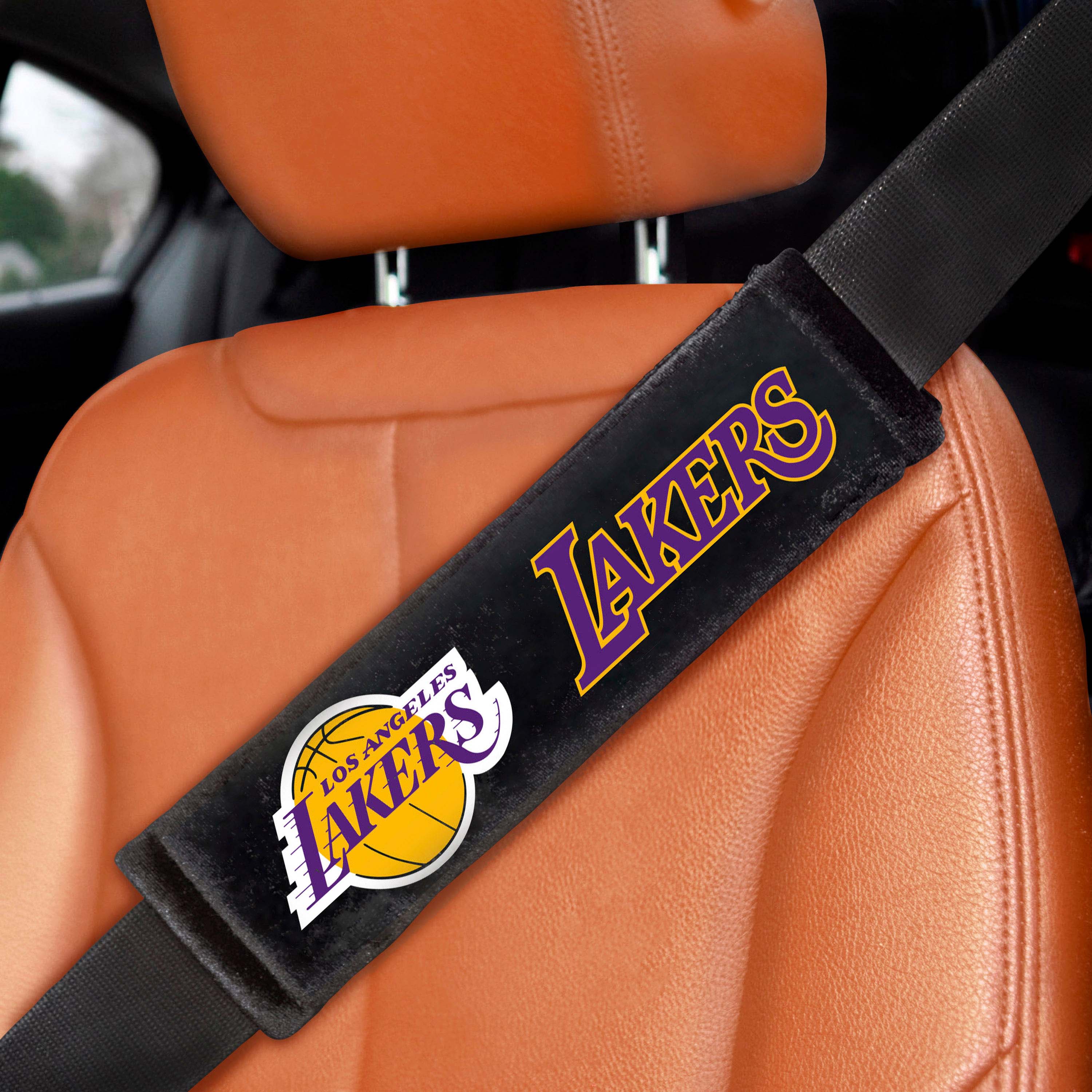 NBA - Los Angeles Lakers Embroidered Seatbelt Pad - Pair - Image 2