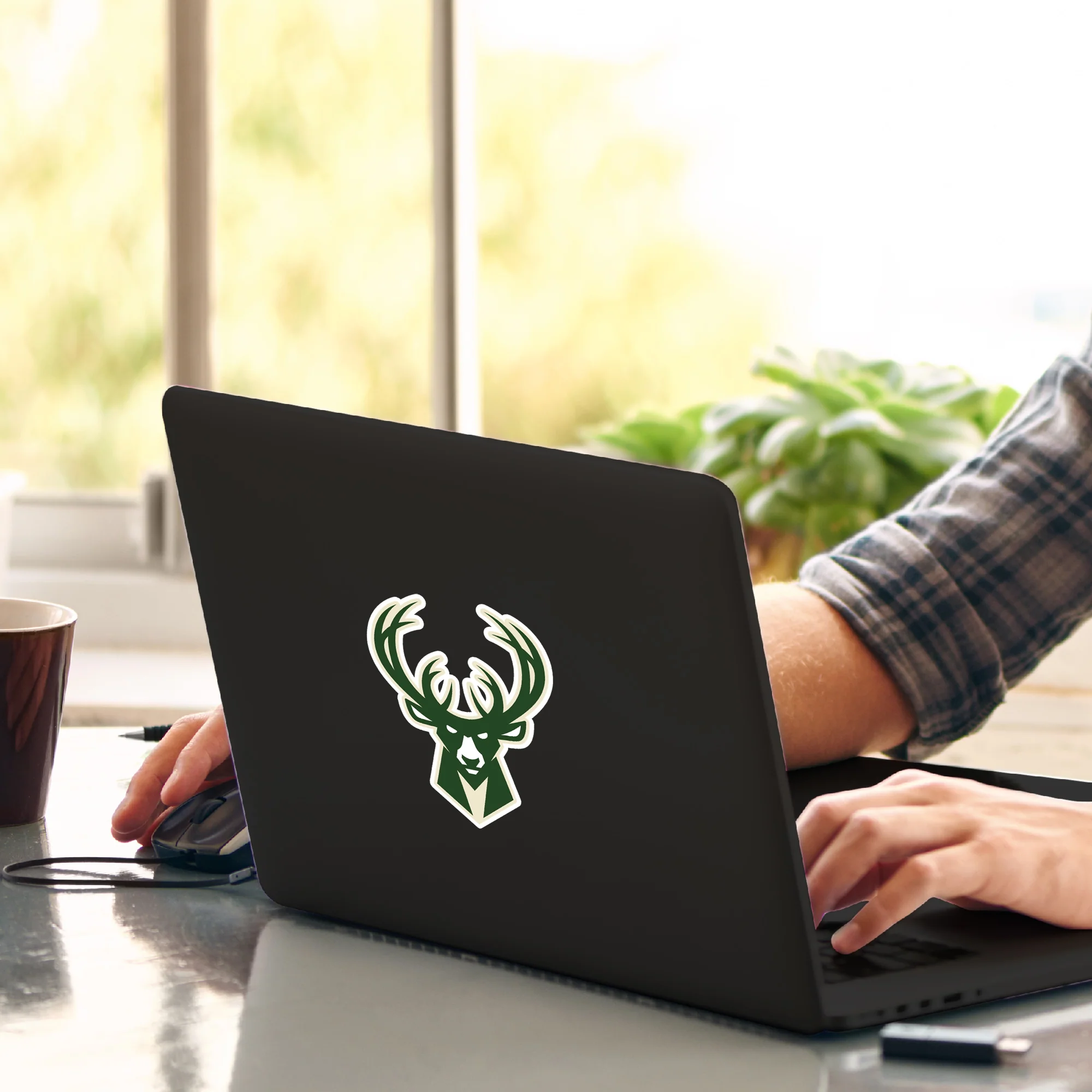 NBA - Milwaukee Bucks Matte Decal - Image 2