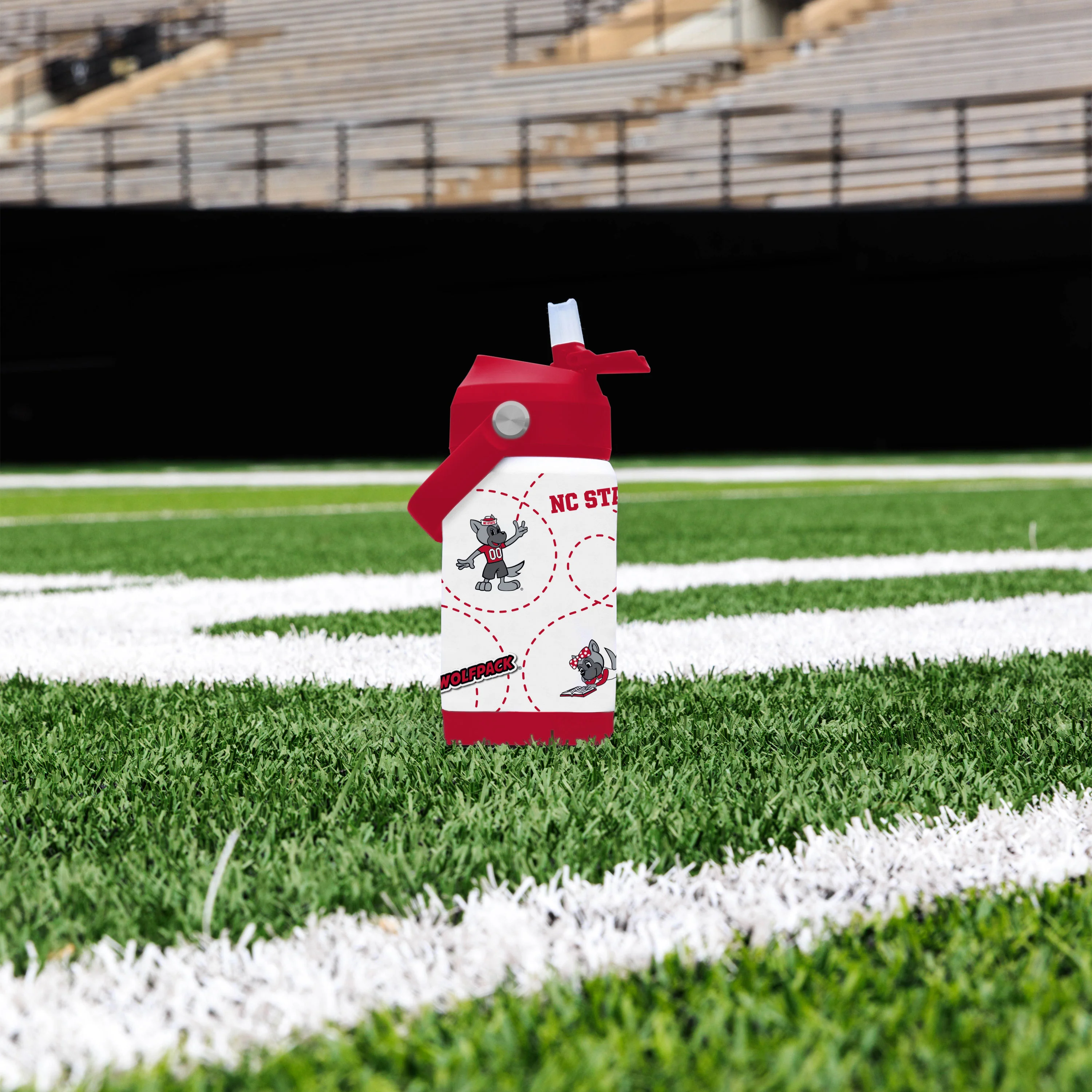 NC State 12oz Mascot SS Kids Bottle - Image 2