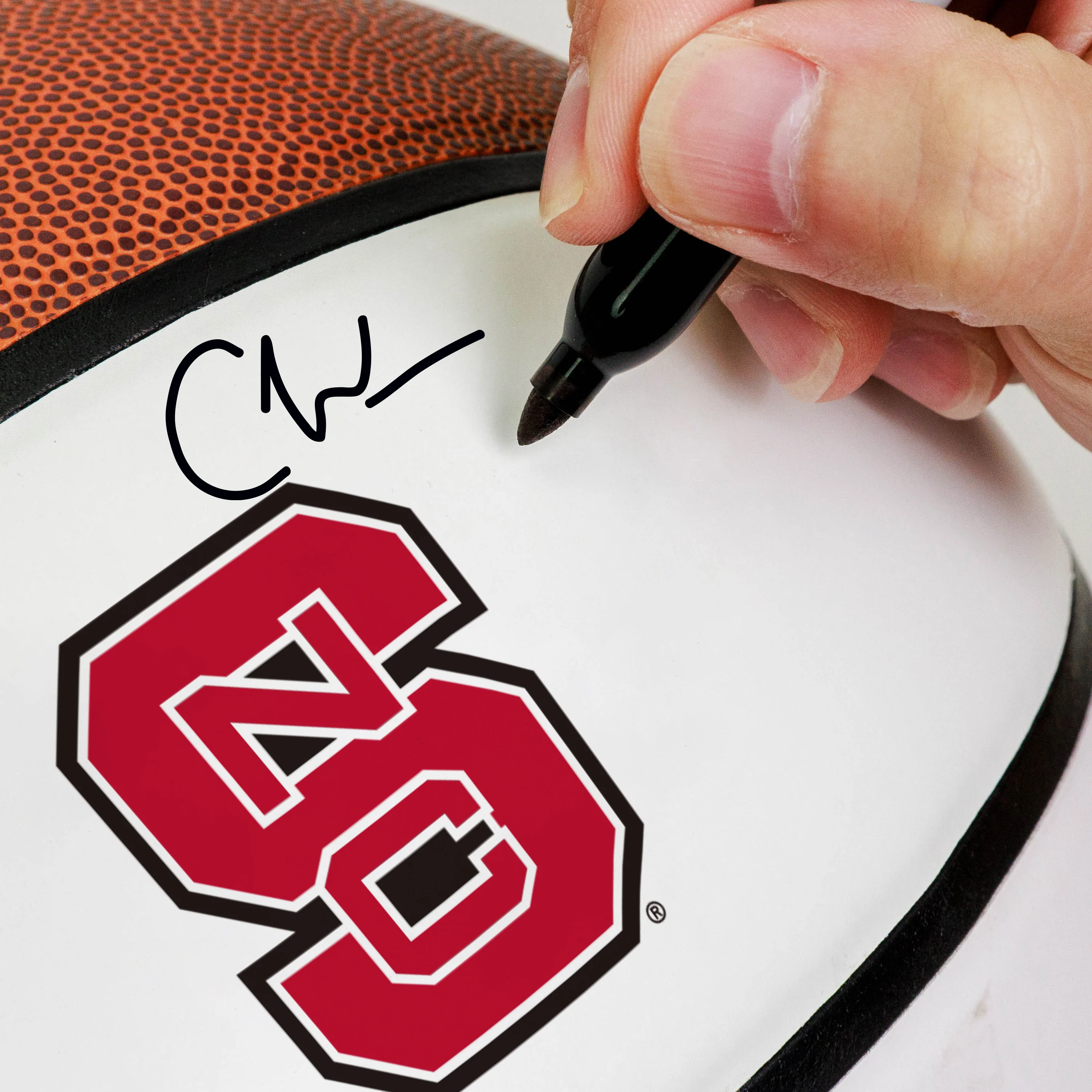 NC State Official-Size Autograph Basketball - Image 4