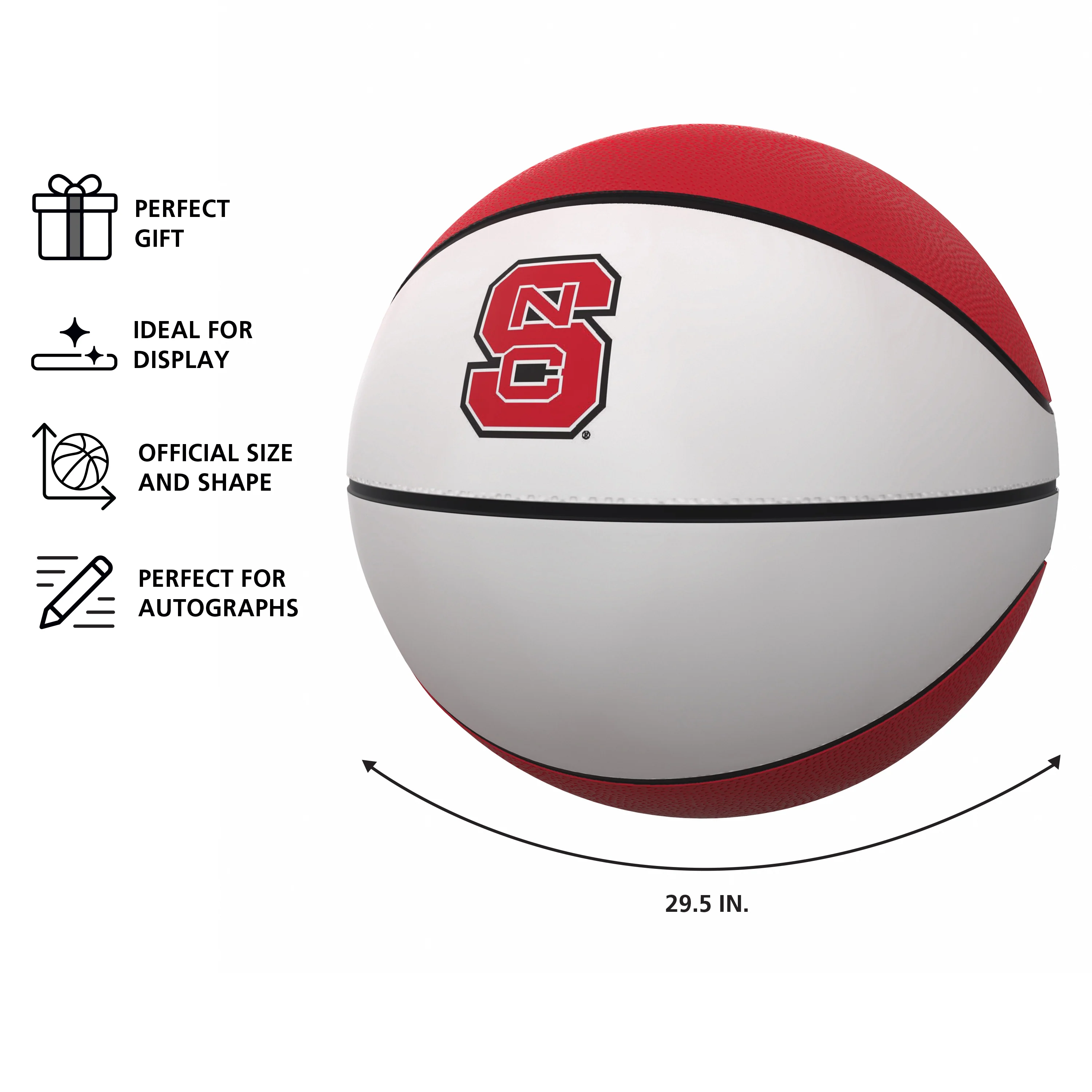 NC State Official-Size Autograph Basketball - Image 7