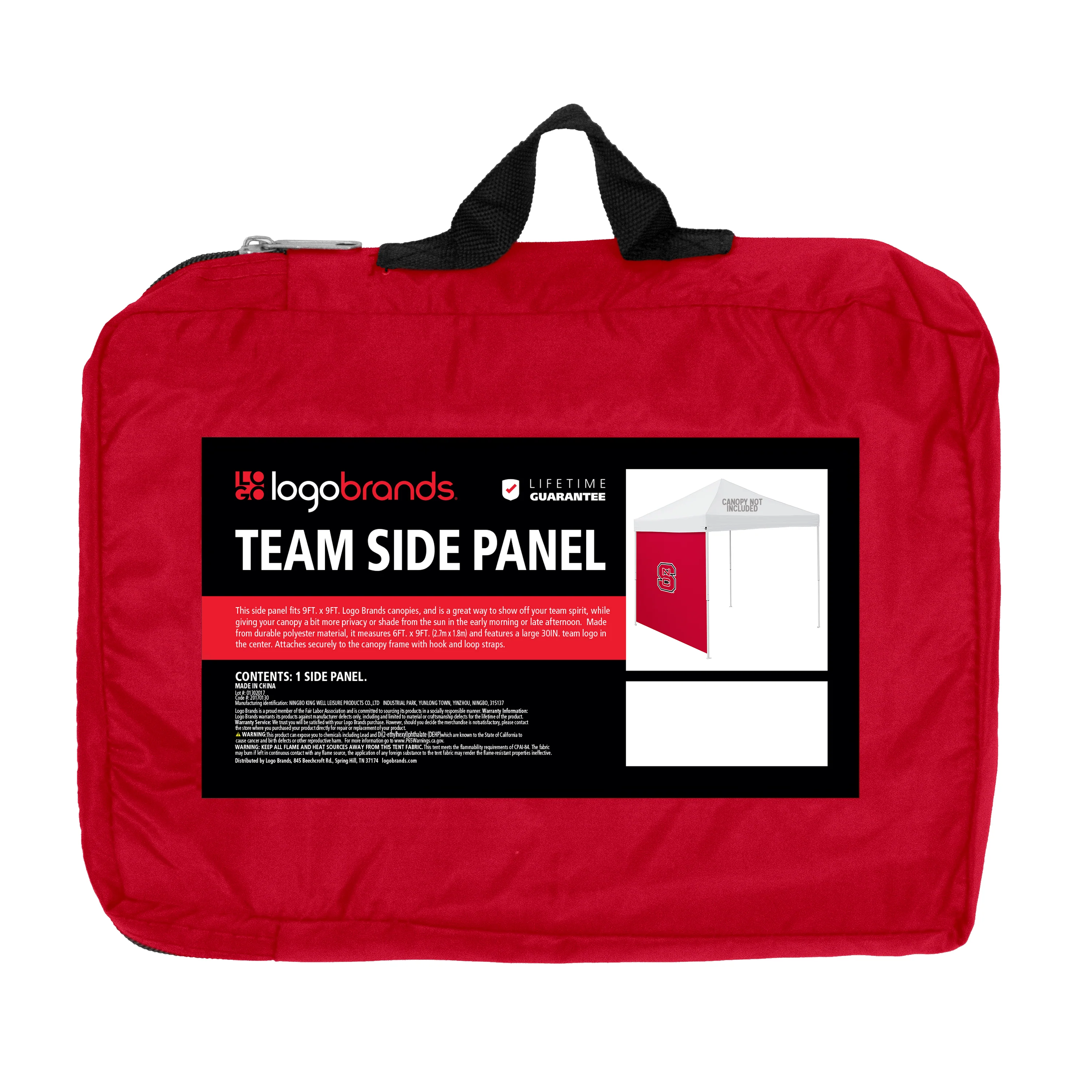 NC State Red 9 x 9 Side Panel - Image 4