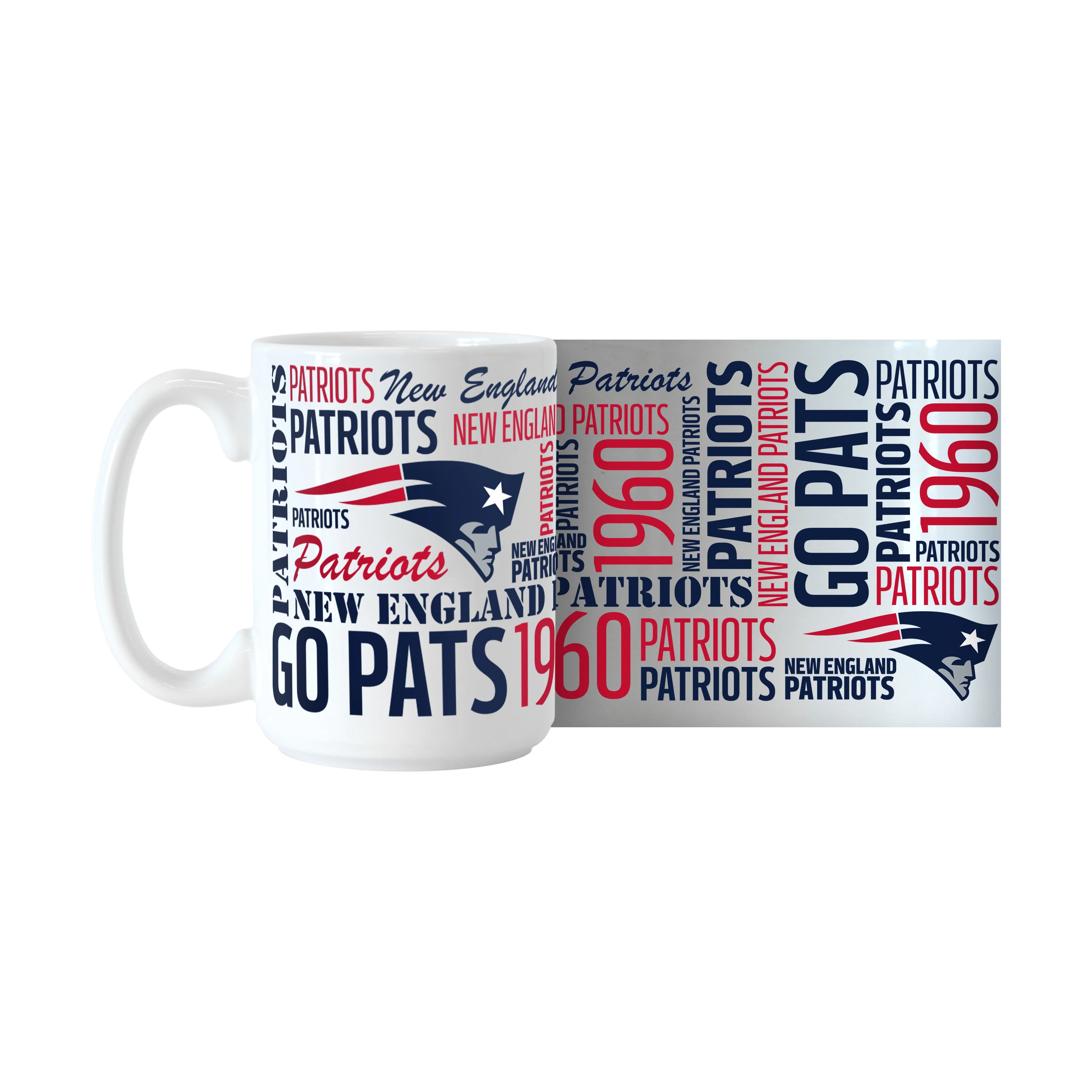 New England Patriots 15oz Spirit Sublimated Mug - Image 2