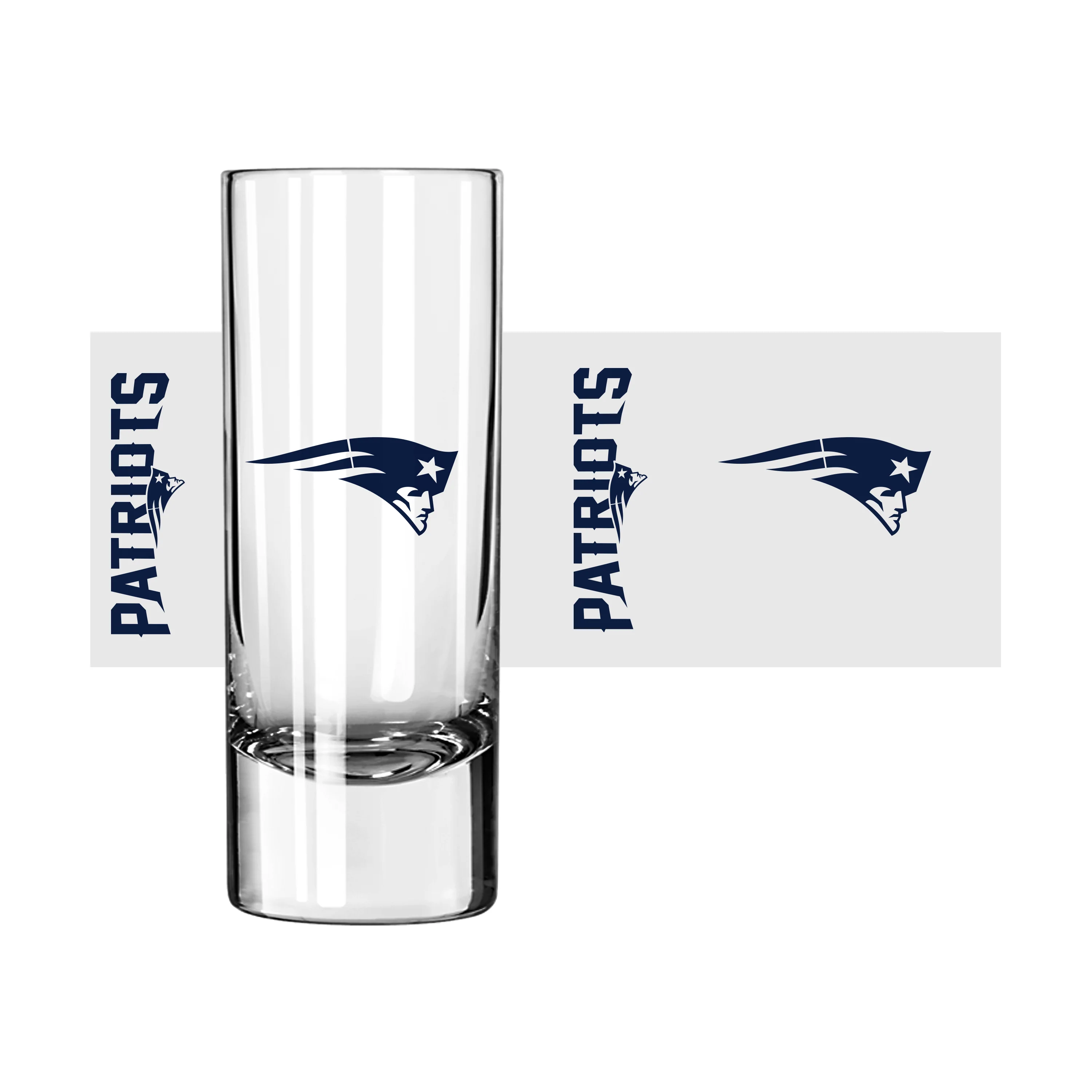 New England Patriots 2.5oz Gameday Shooter Glass - Image 2