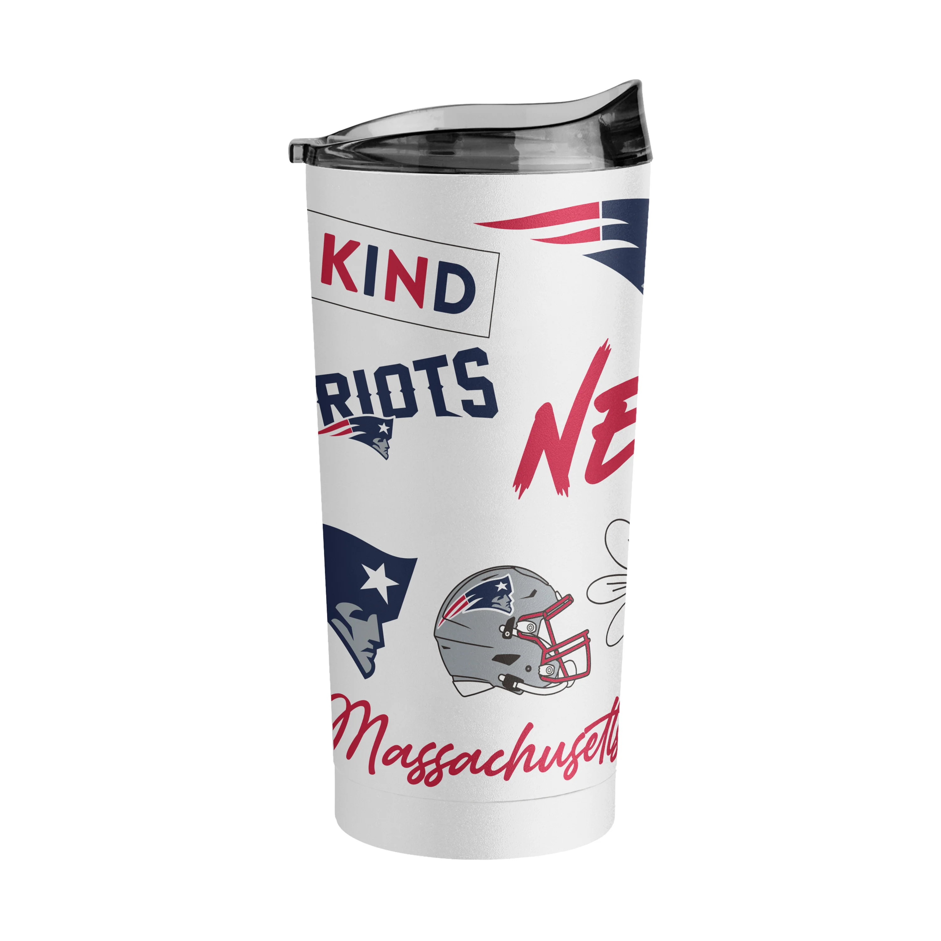 New England Patriots 20oz Native Powder Coat Tumbler - Image 2