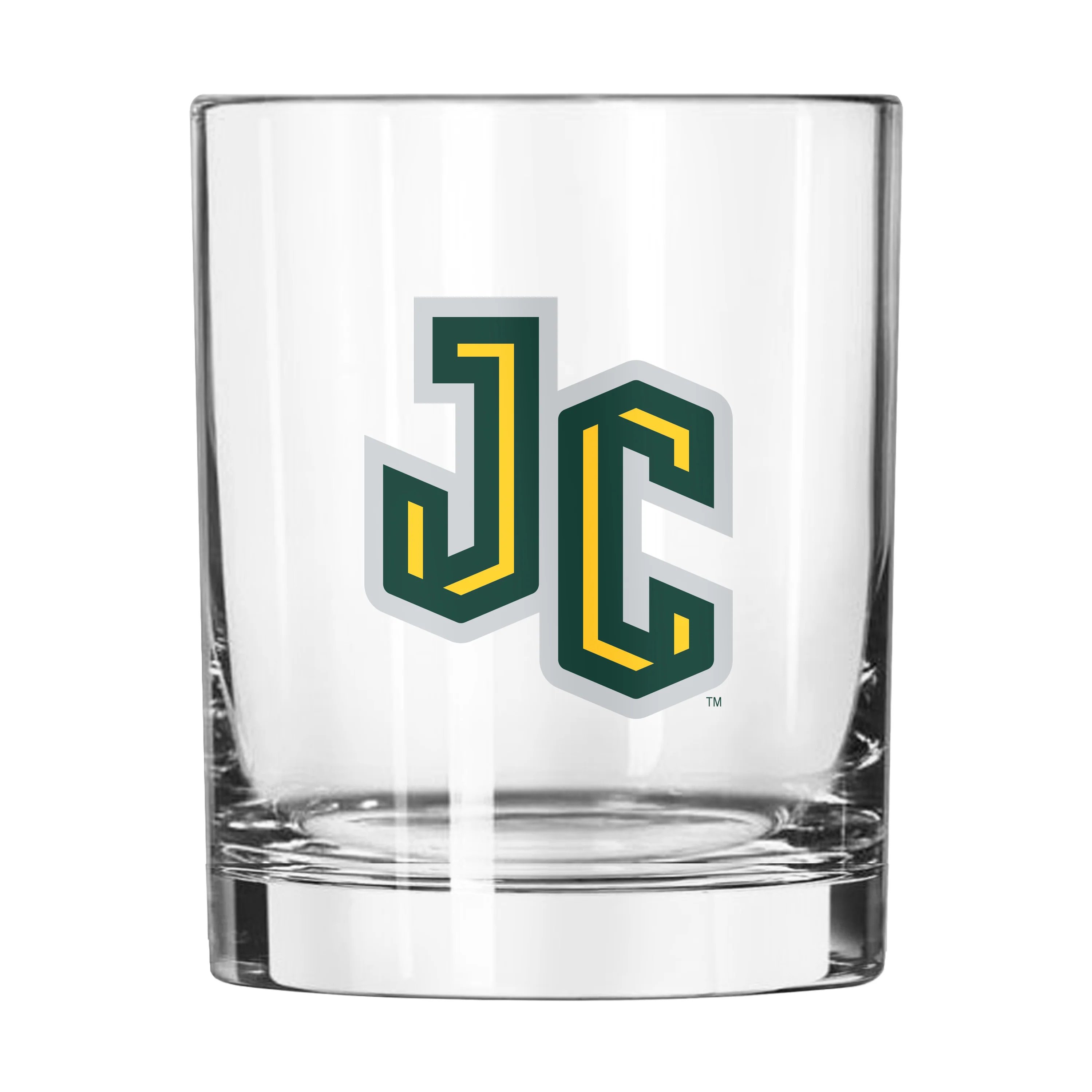 New Jersey City University 14oz Logo Rocks Glass