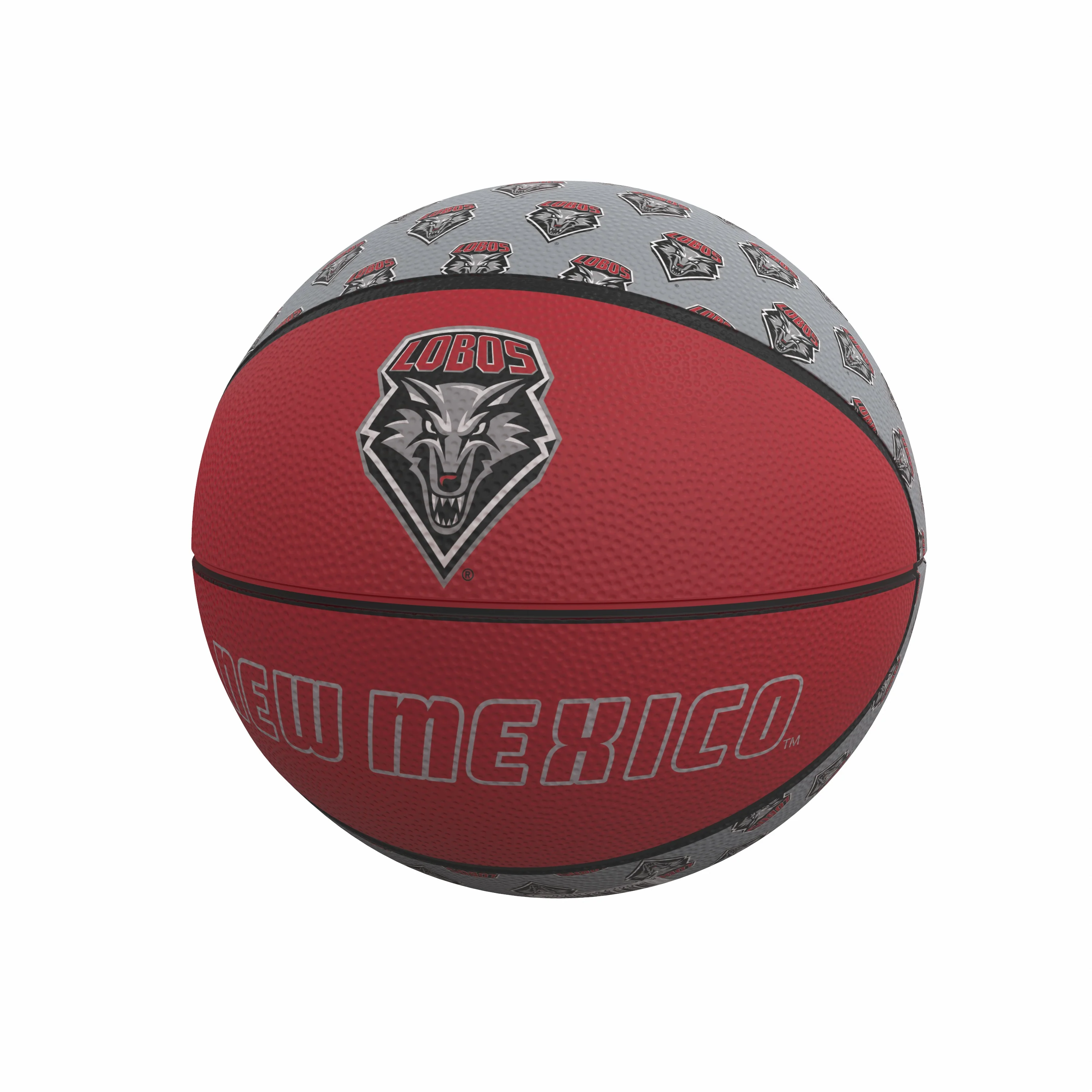 New Mexico Mini Rubber Basketball - Image 3