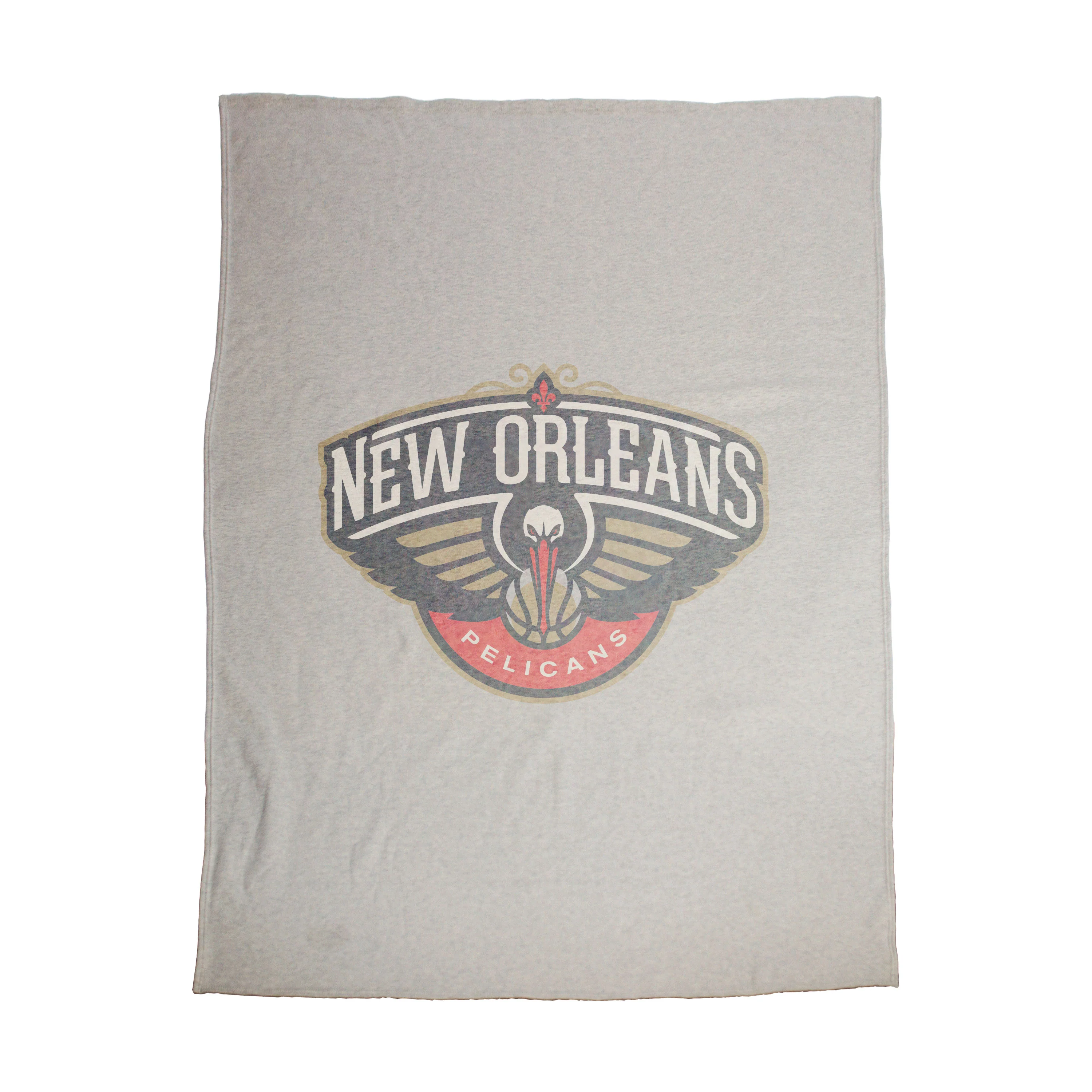 New Orleans Pelicans Oversized Logo Sublimated Sweatshirt Blanket