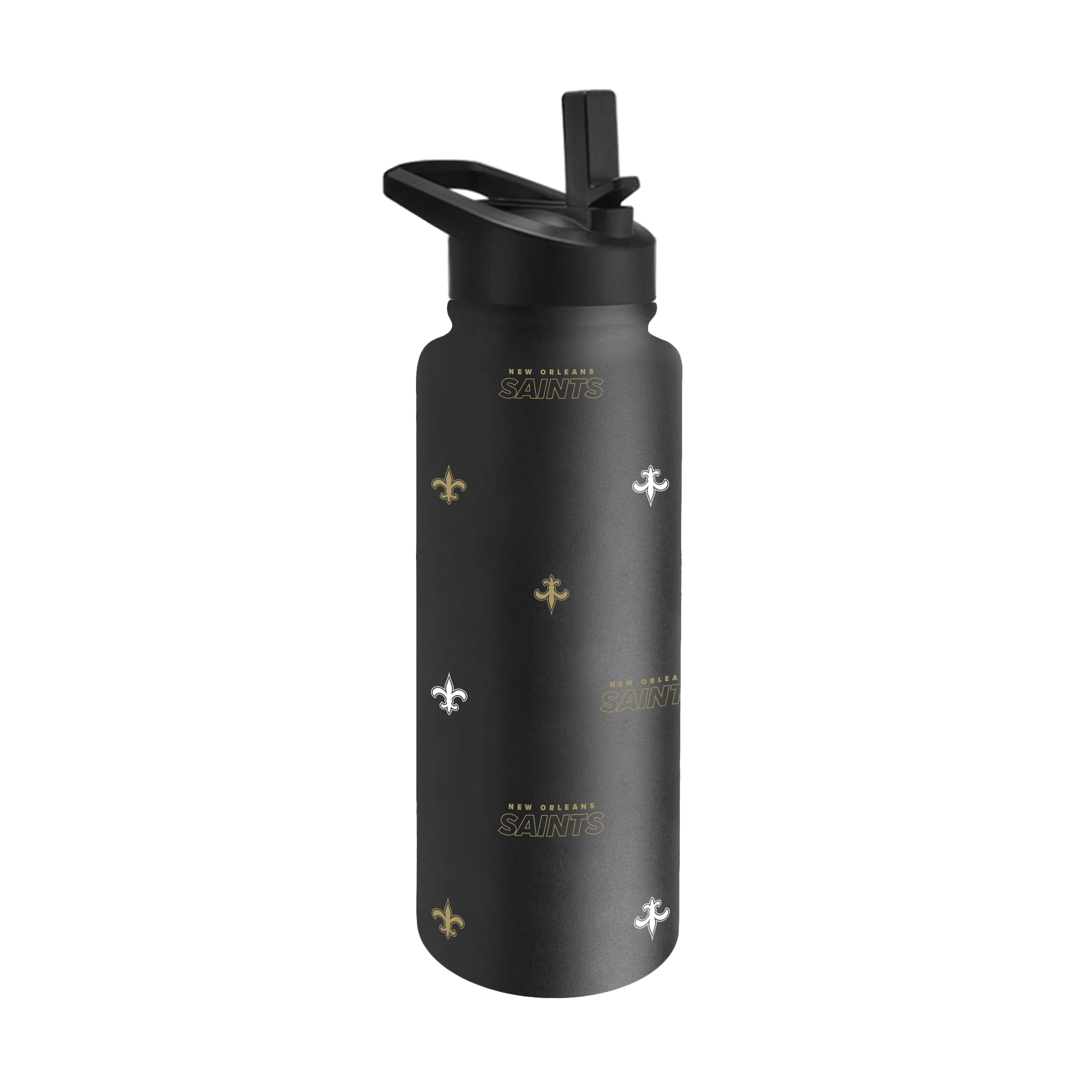 New Orleans Saints 34oz Step And Repeat Quencher Bottle - Image 2
