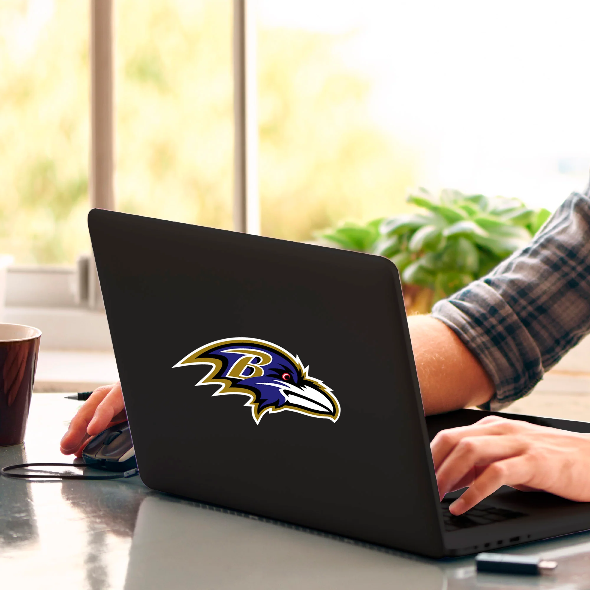 NFL - Baltimore Ravens Matte Decal - Image 2
