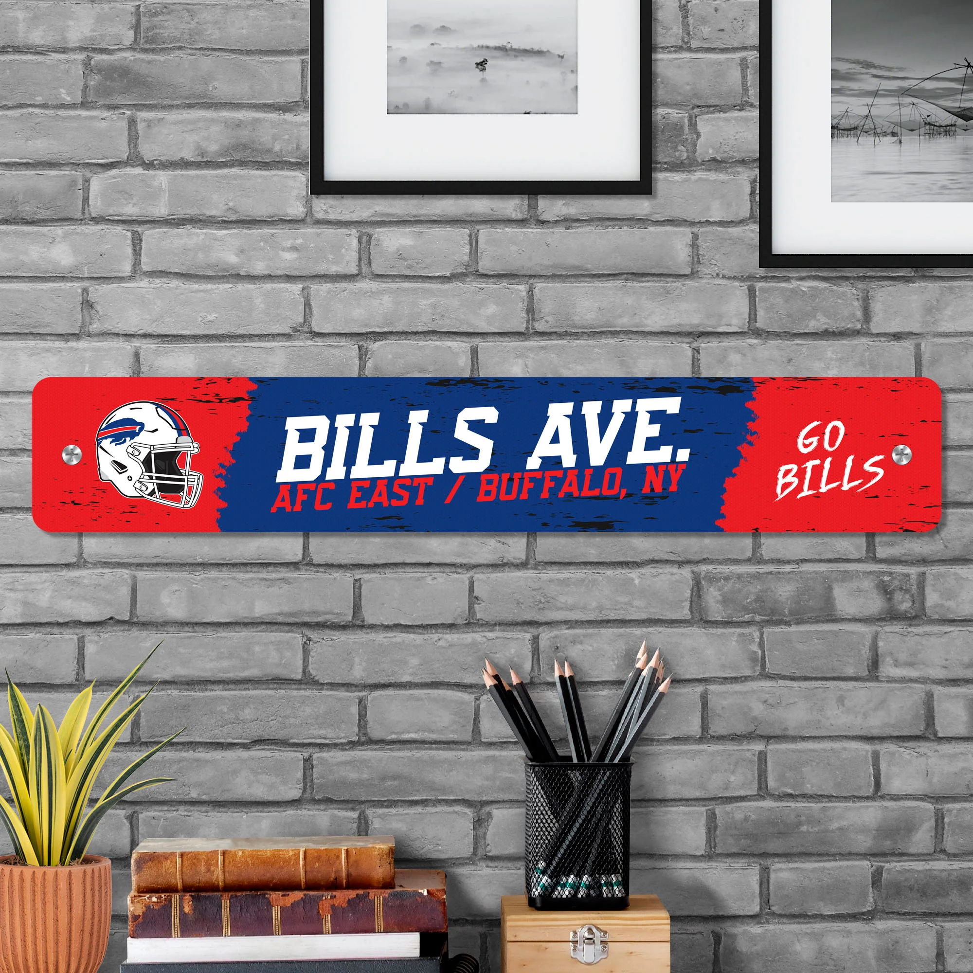 NFL - Buffalo Bills Sign Street Flat - Image 2