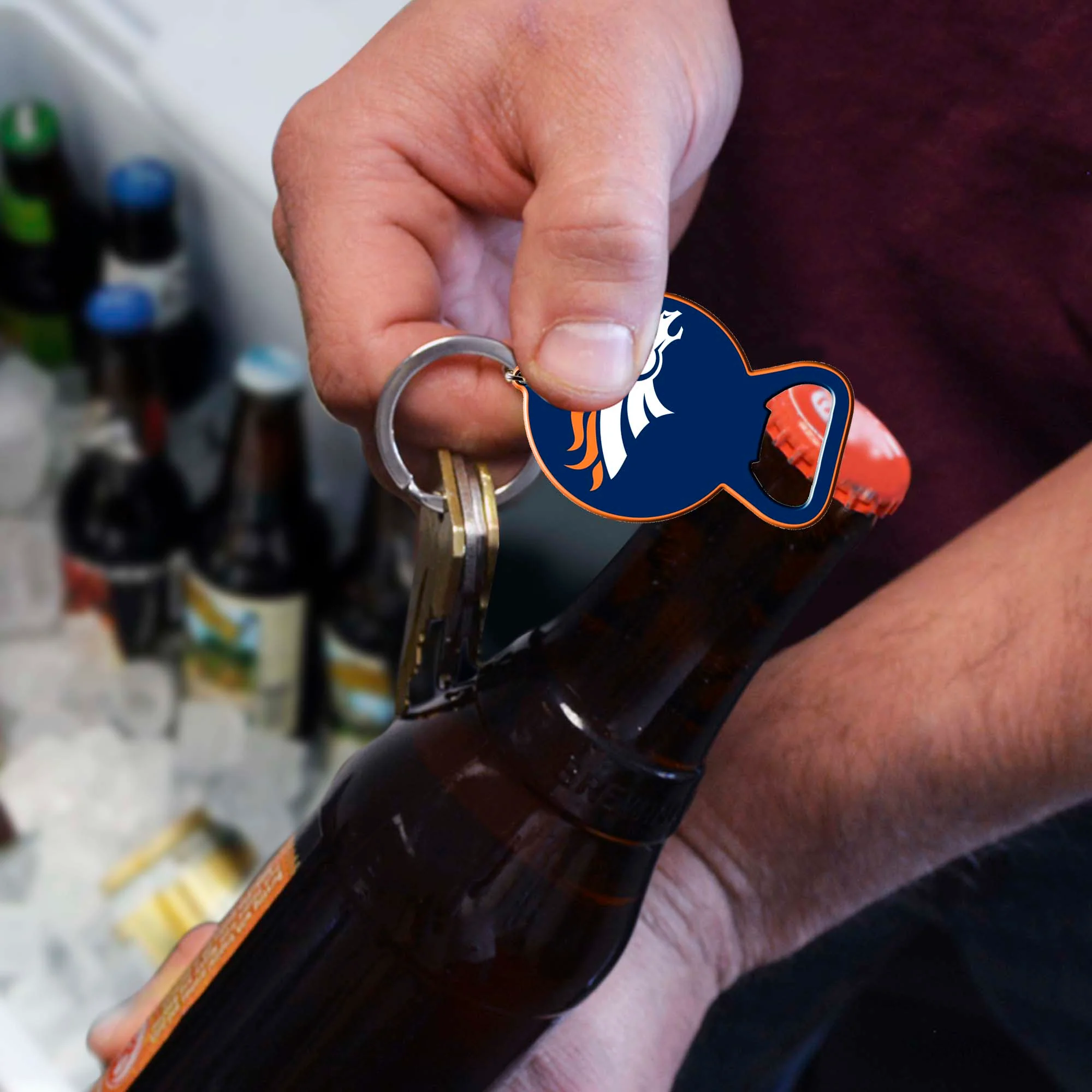 NFL - Denver Broncos Keychain Bottle Opener - Image 2