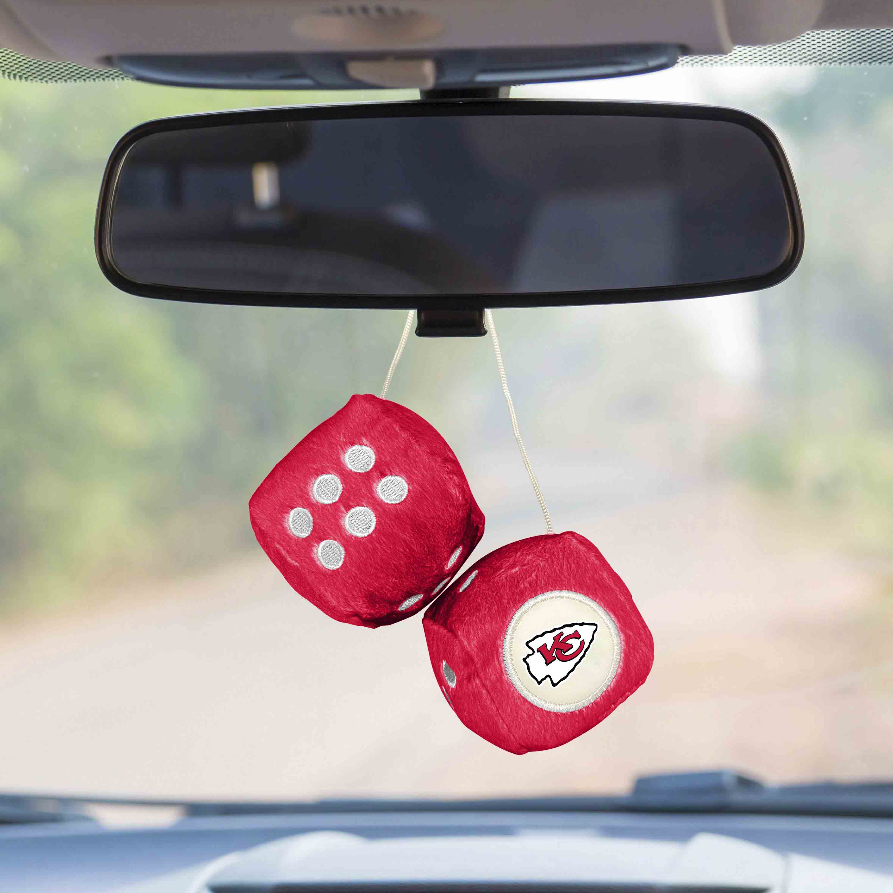 NFL - Kansas City Chiefs Fuzzy Dice - Image 2
