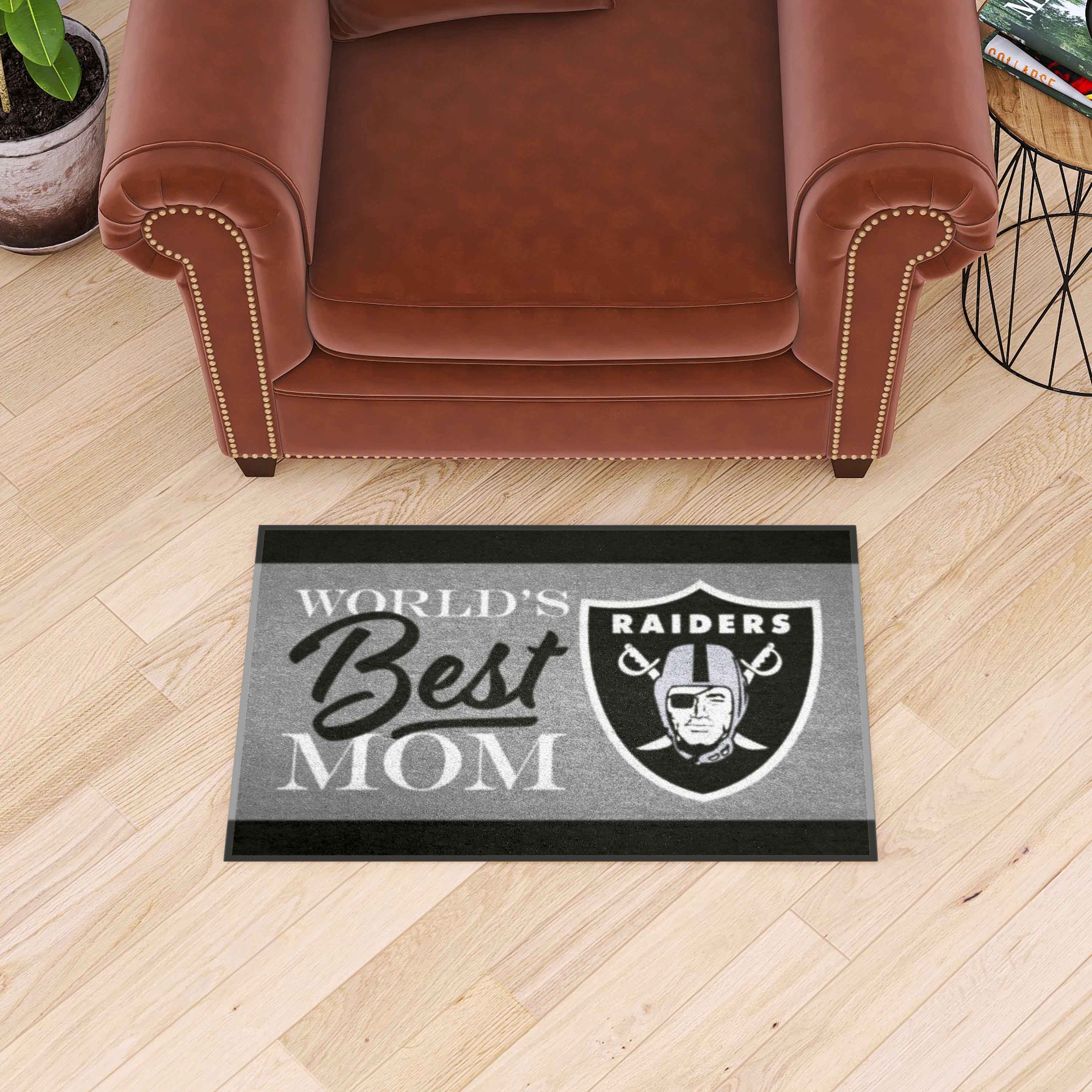 NFL - Las Vegas Raiders Starter Mat - World's Best Mom - Image 2