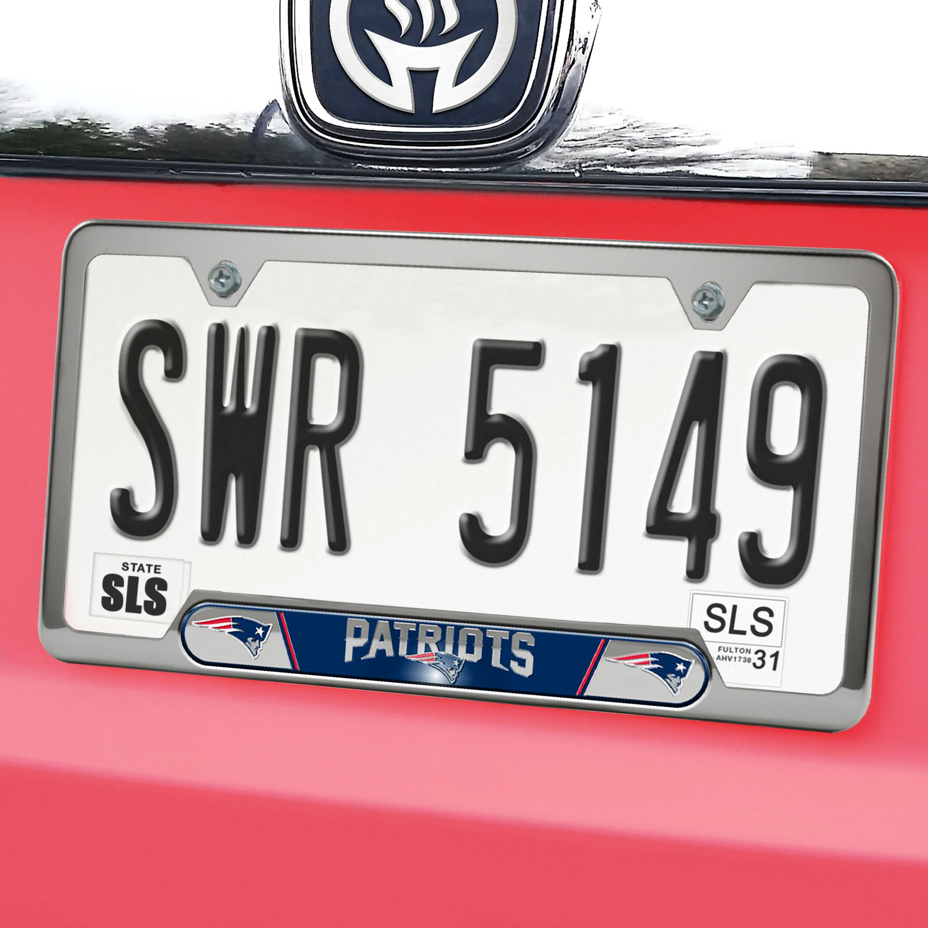 NFL - New England Patriots Embossed License Plate Frame - Image 2