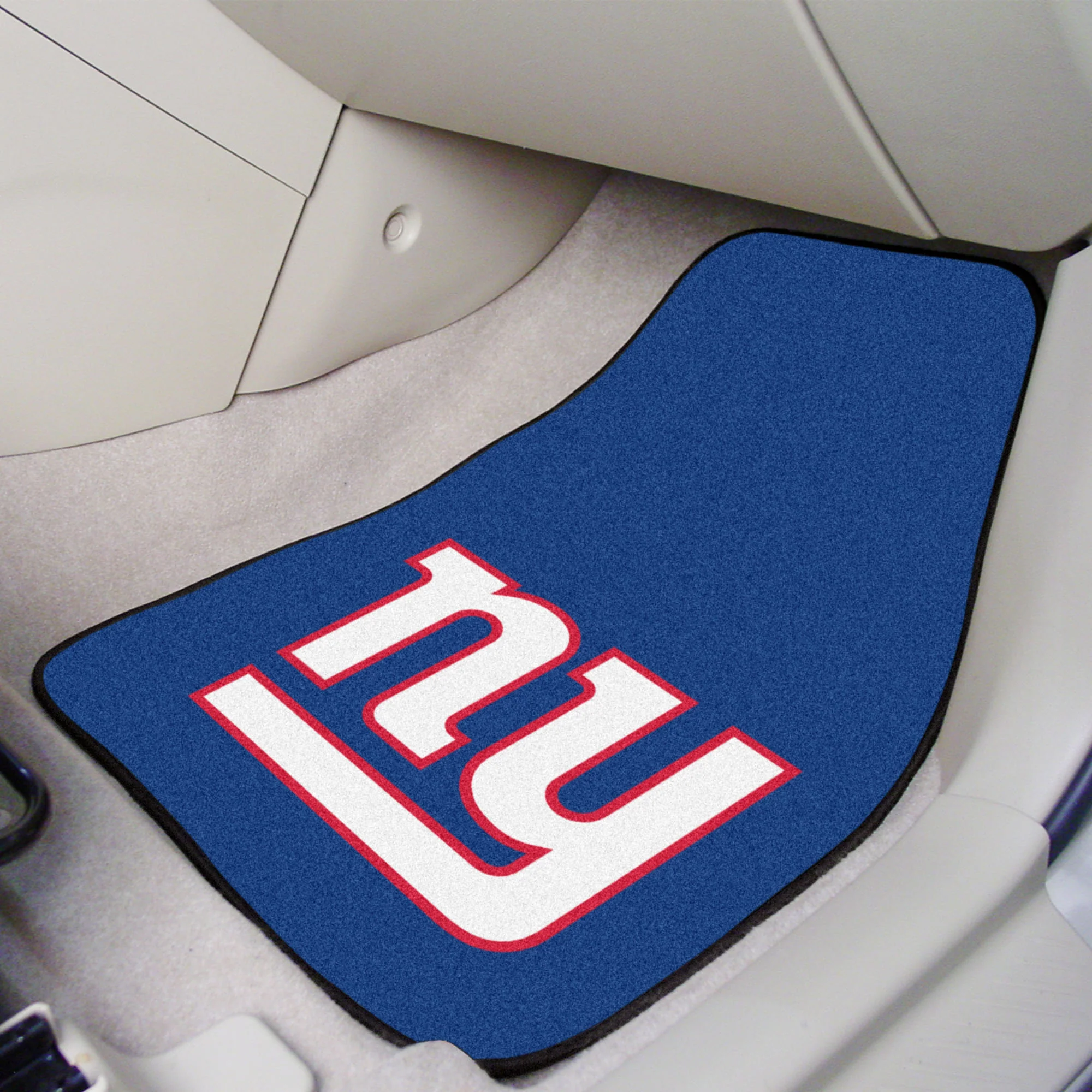 NFL - New York Giants 2-pc Carpet Car Mat Set - Image 2