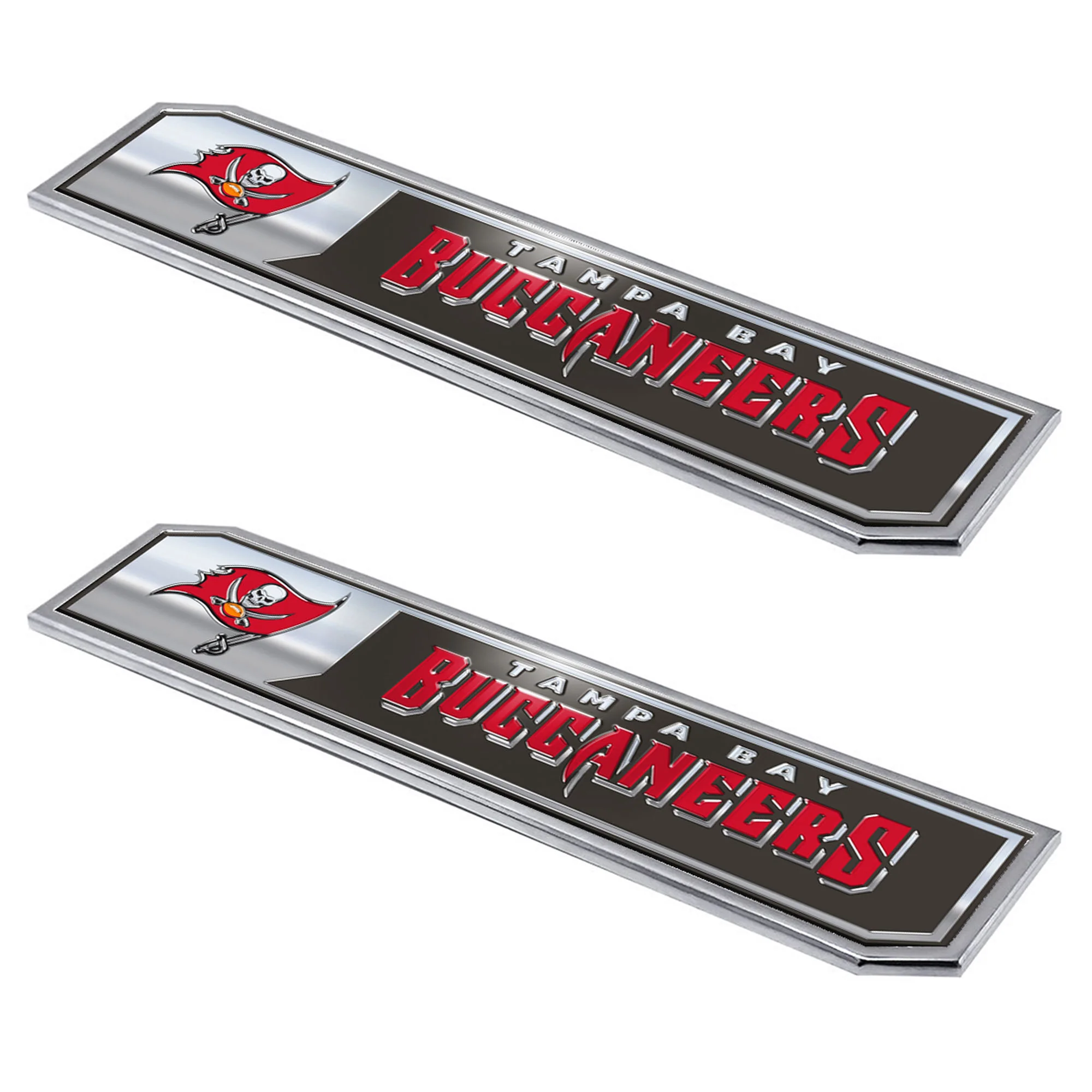 NFL - Tampa Bay Buccaneers Embossed Truck Emblem 2-pk