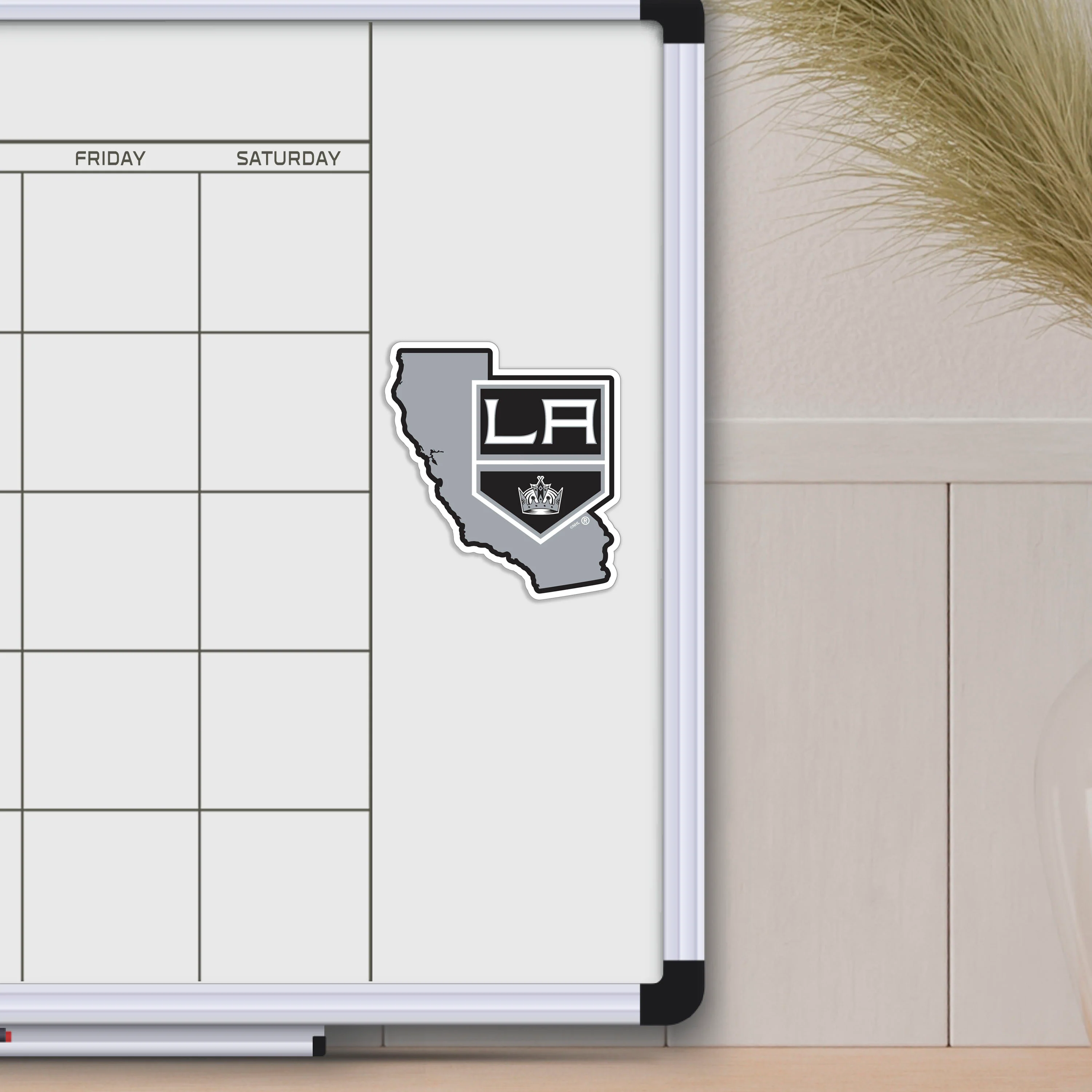 NHL - Los Angeles Kings State Shape Decal - Image 2