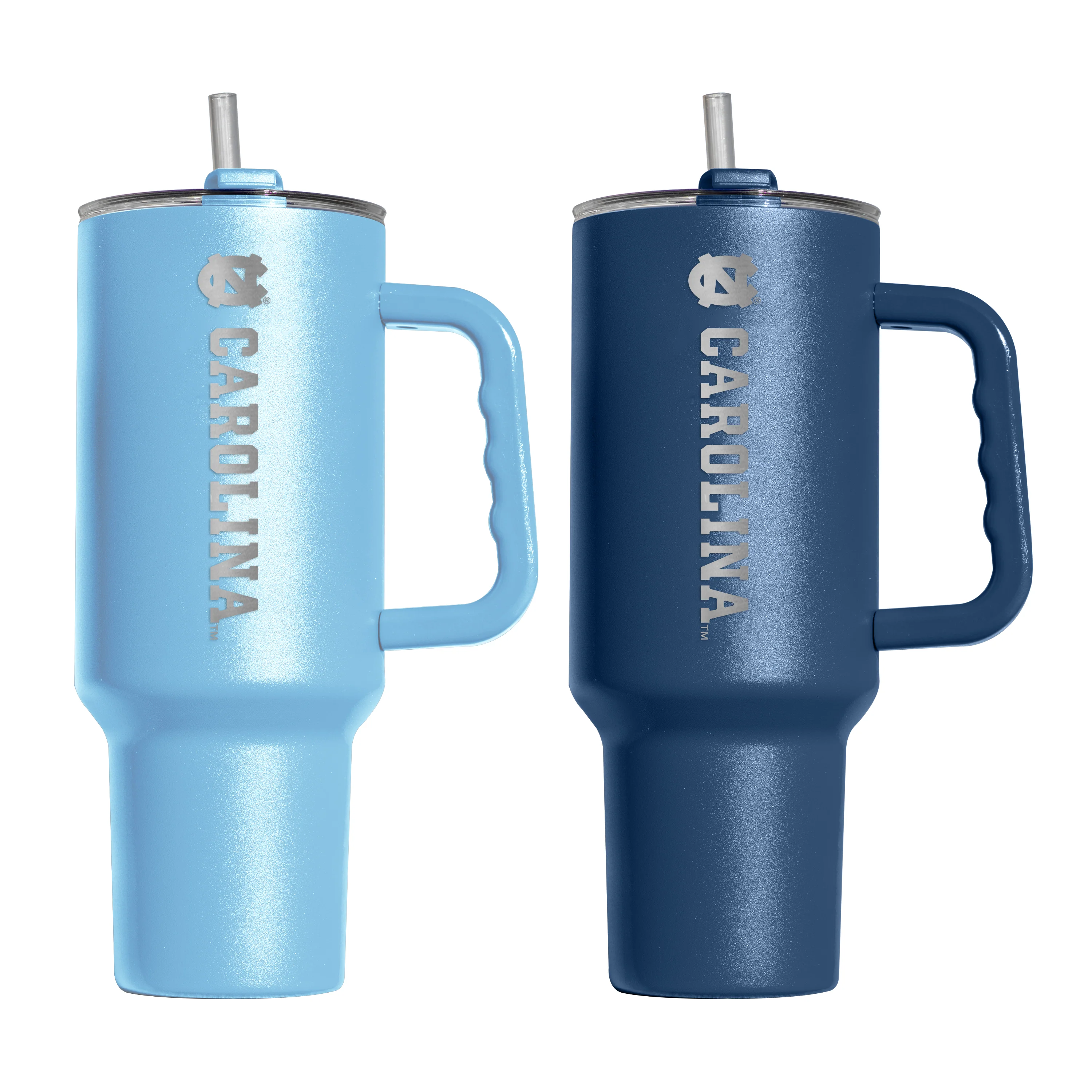 North Carolina 40oz Etch SS Tumbler 2 Pack