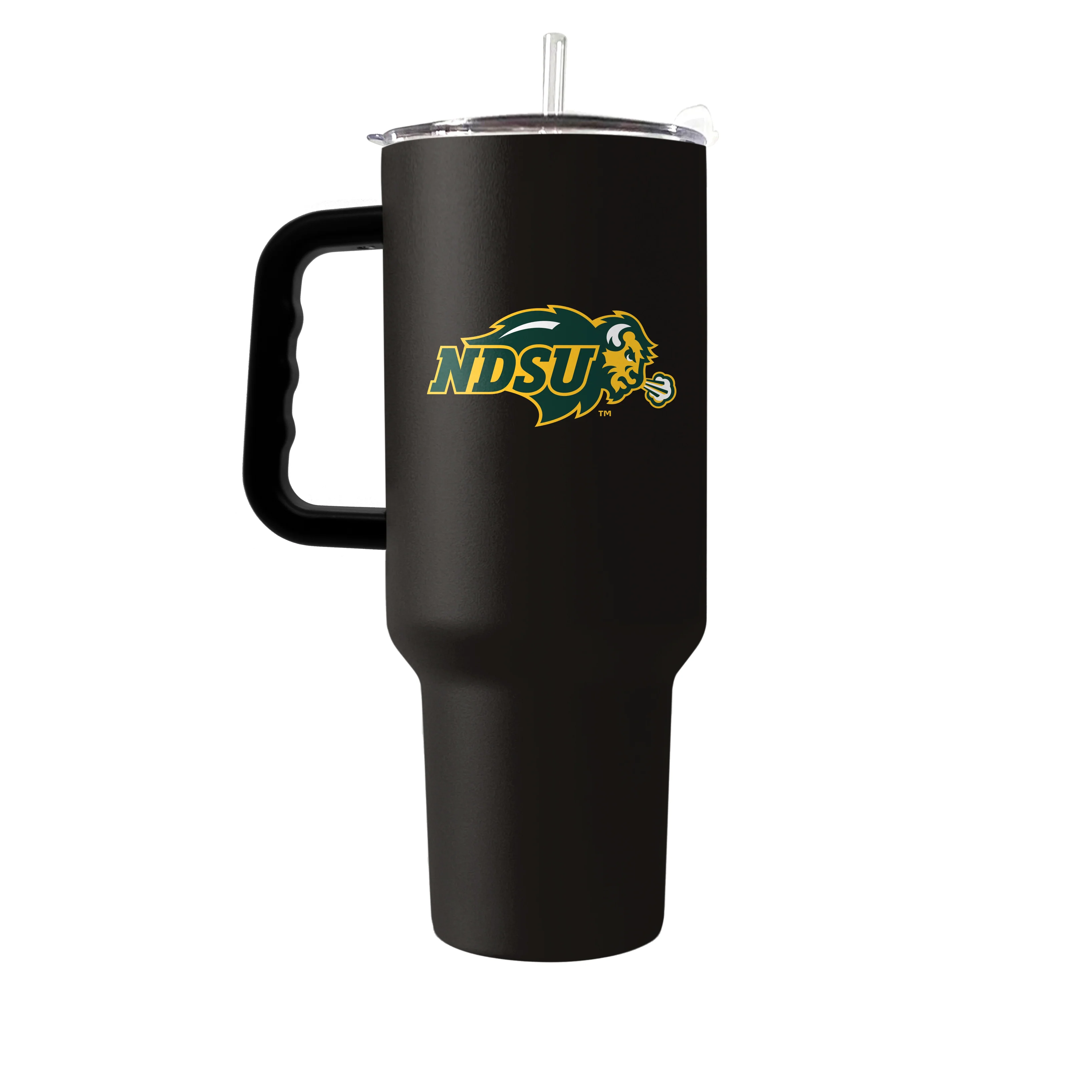 North Dakota State Black 40oz Flipside Powder Coat Tumbler