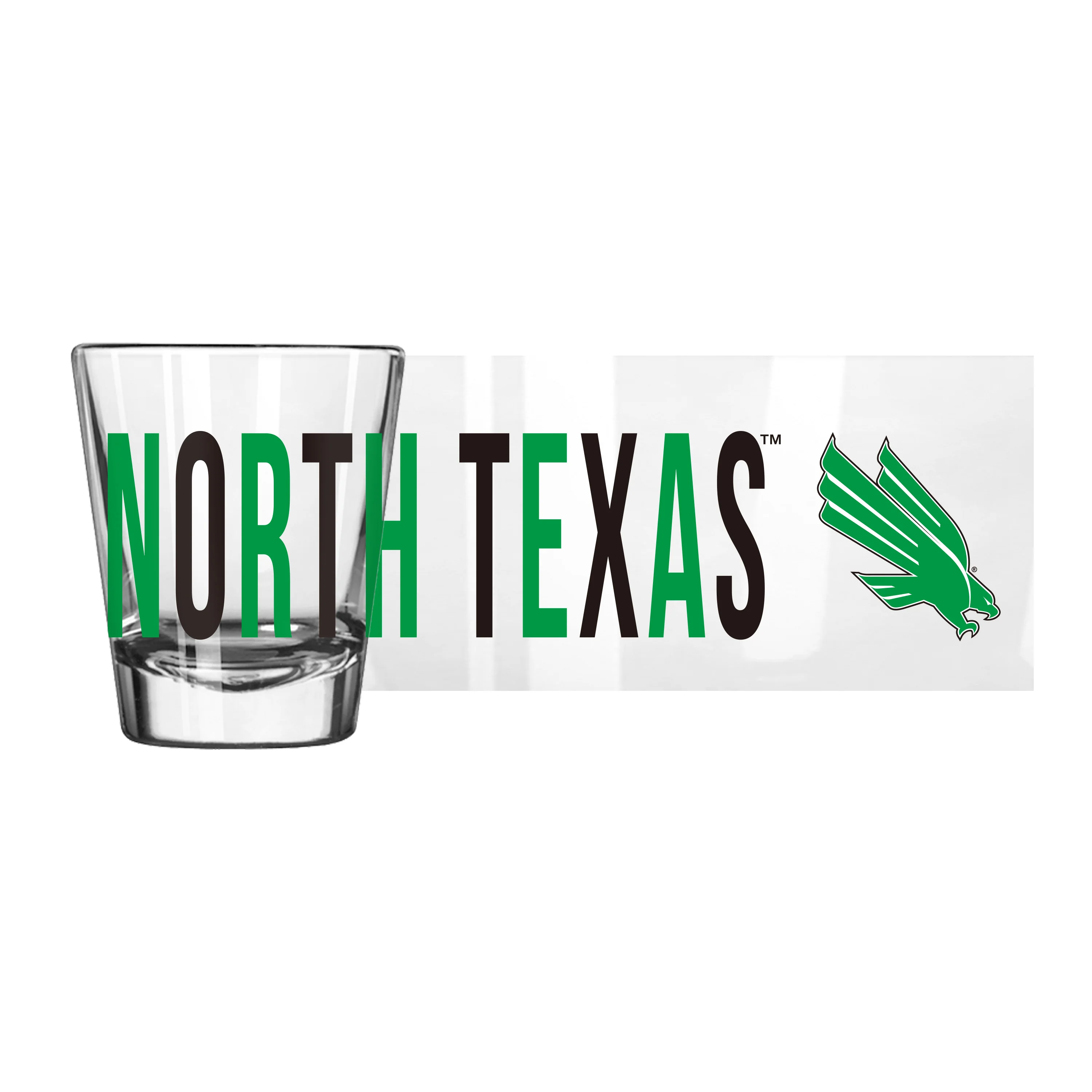 North Texas 2oz Overtime Shot Glass - Image 2