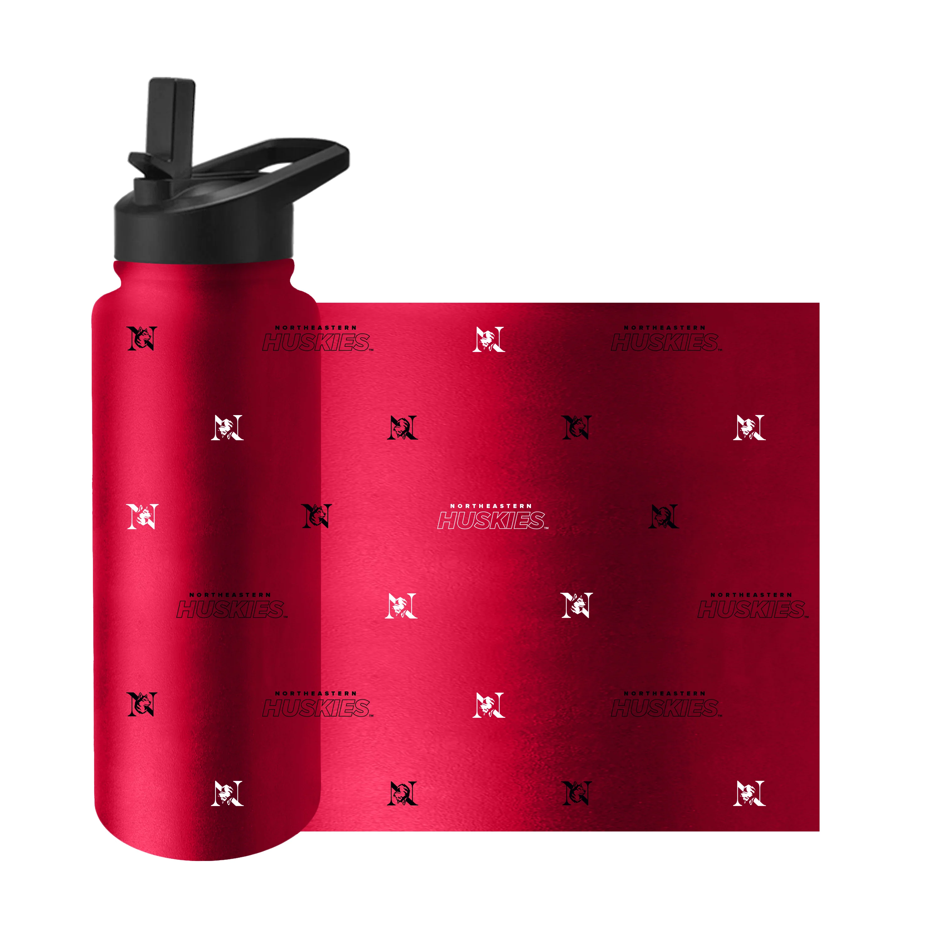 Northeastern U 34oz Step And Repeat Quencher Bottle - Image 3