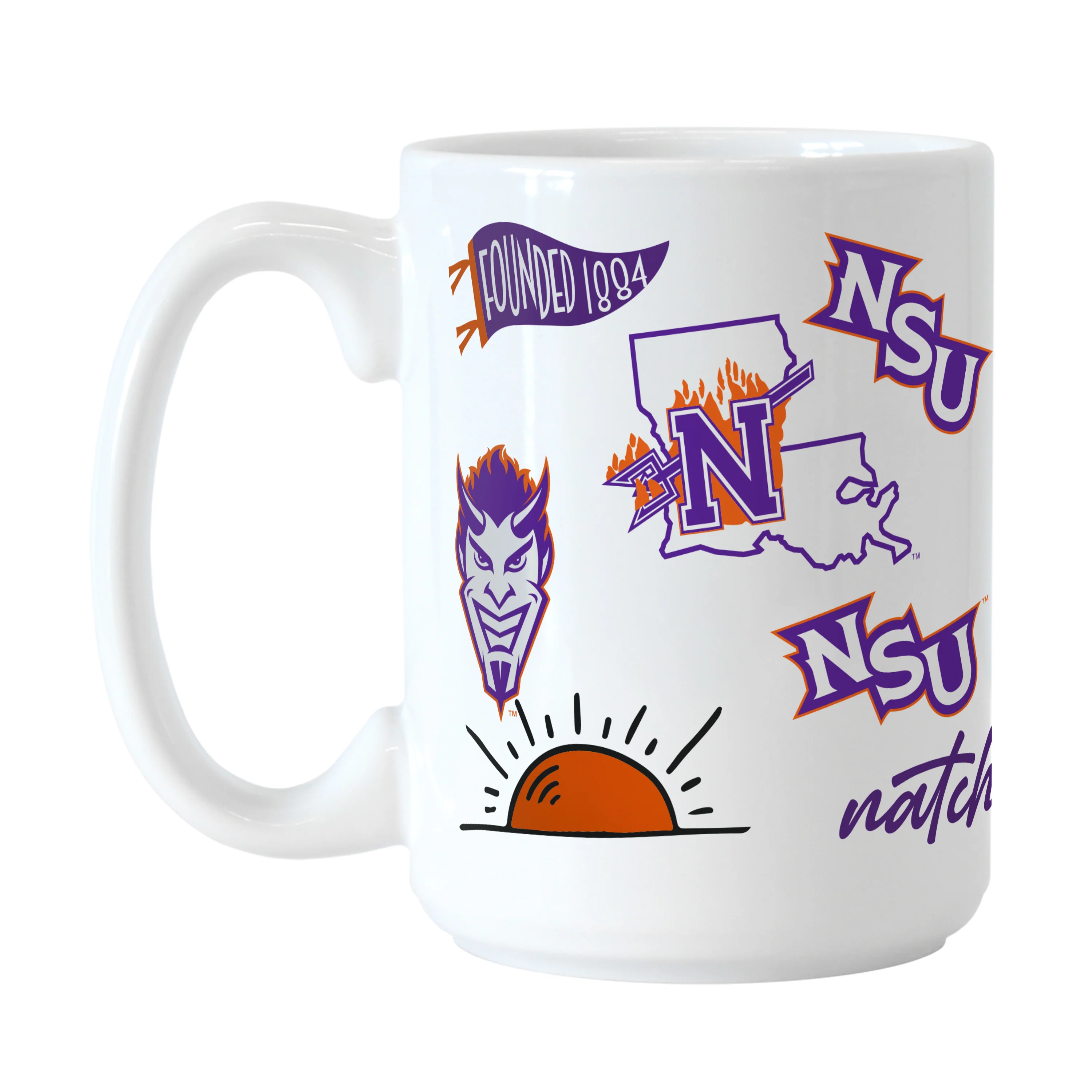 Northwestern State 15oz Native Sublimated Mug