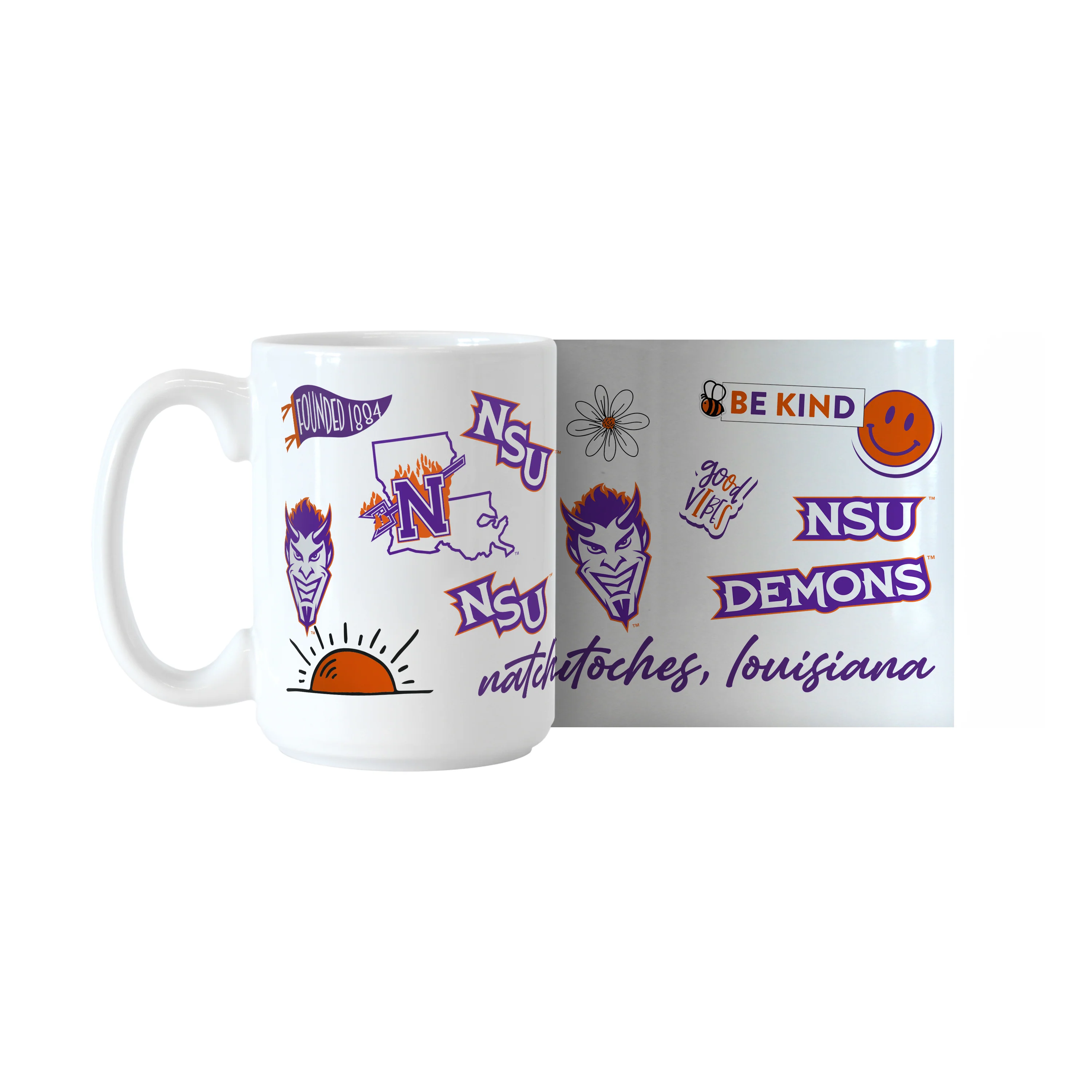 Northwestern State 15oz Native Sublimated Mug - Image 2