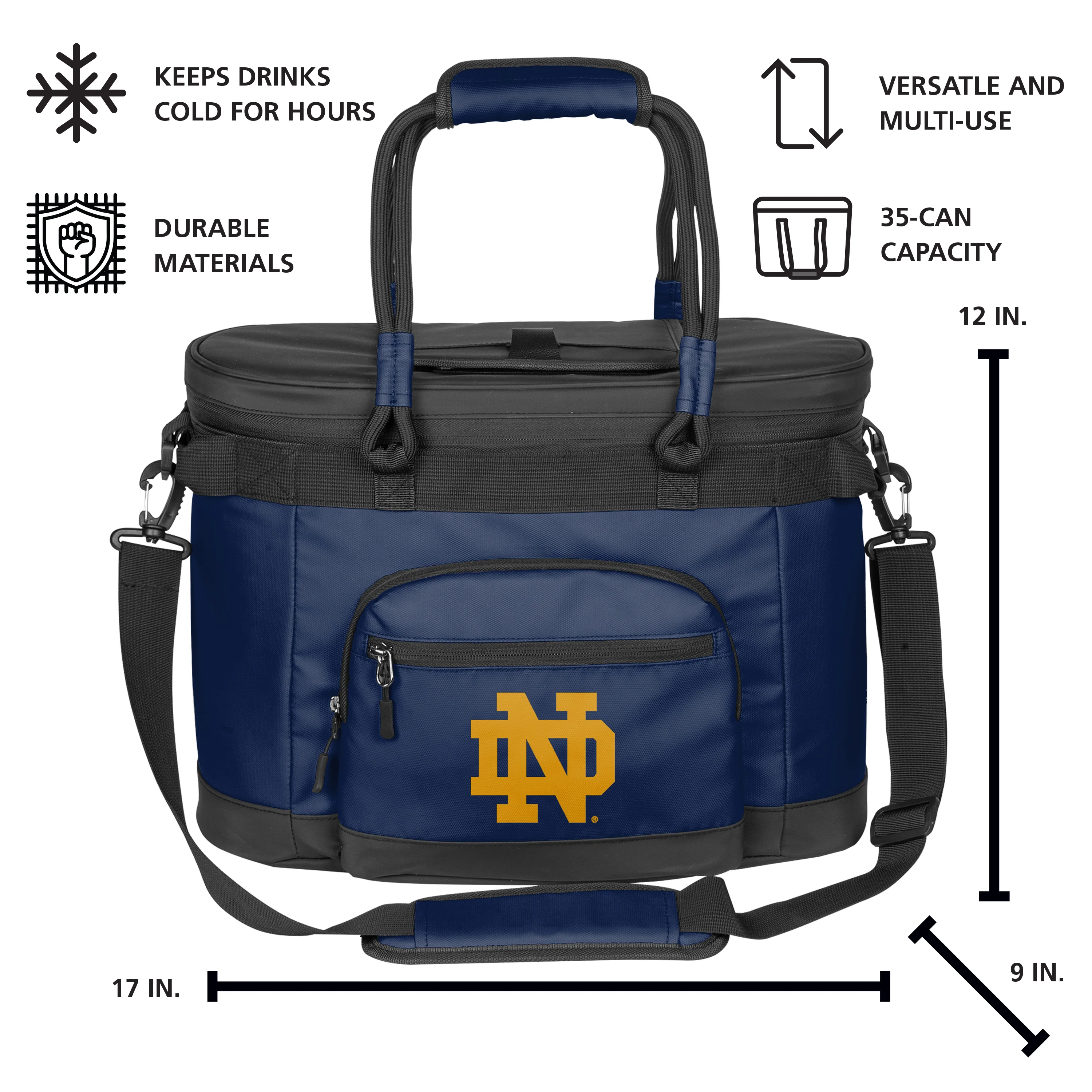 Notre Dame 35 Can Flex Cooler - Image 3