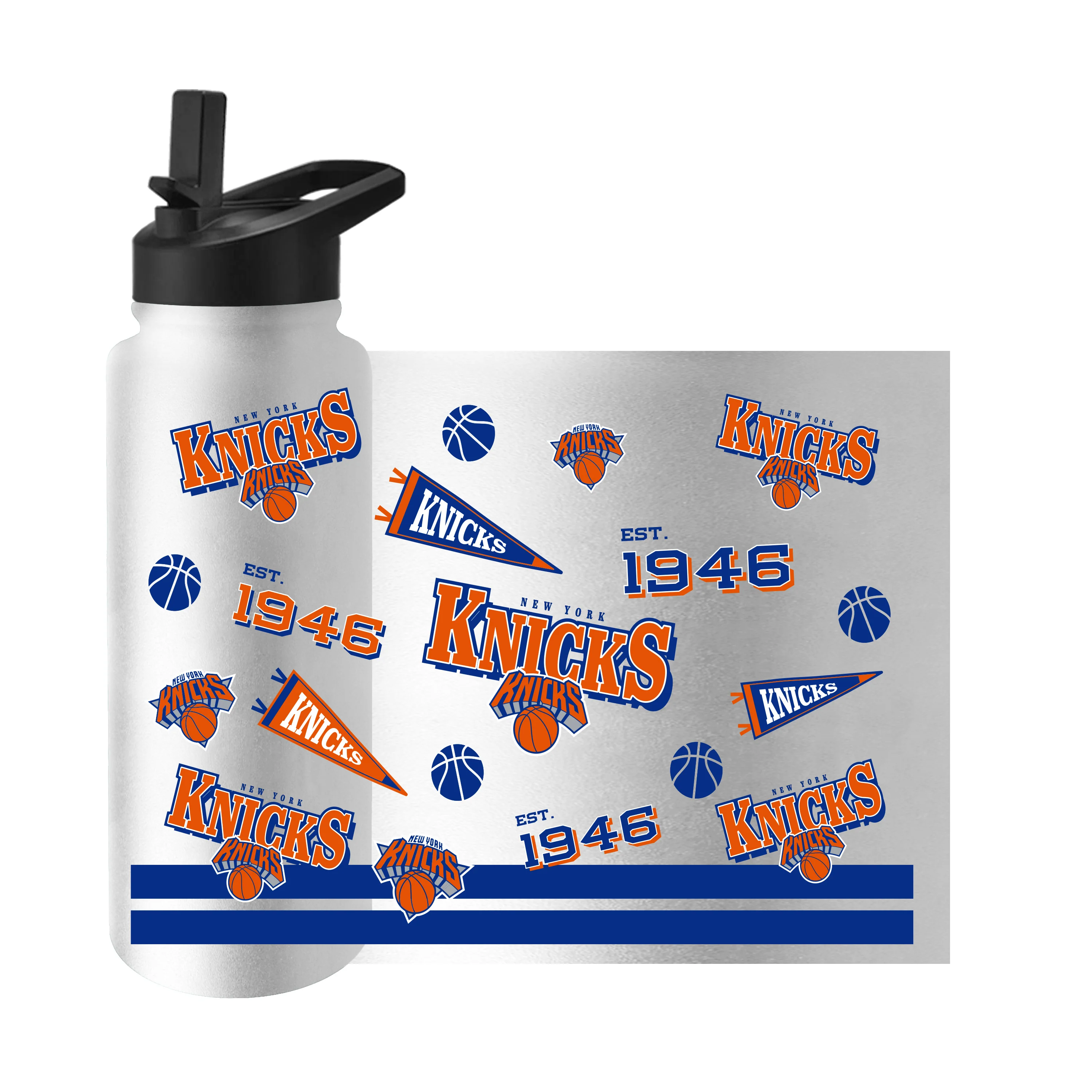NY Knicks 34oz Native Quencher Bottle - Image 3