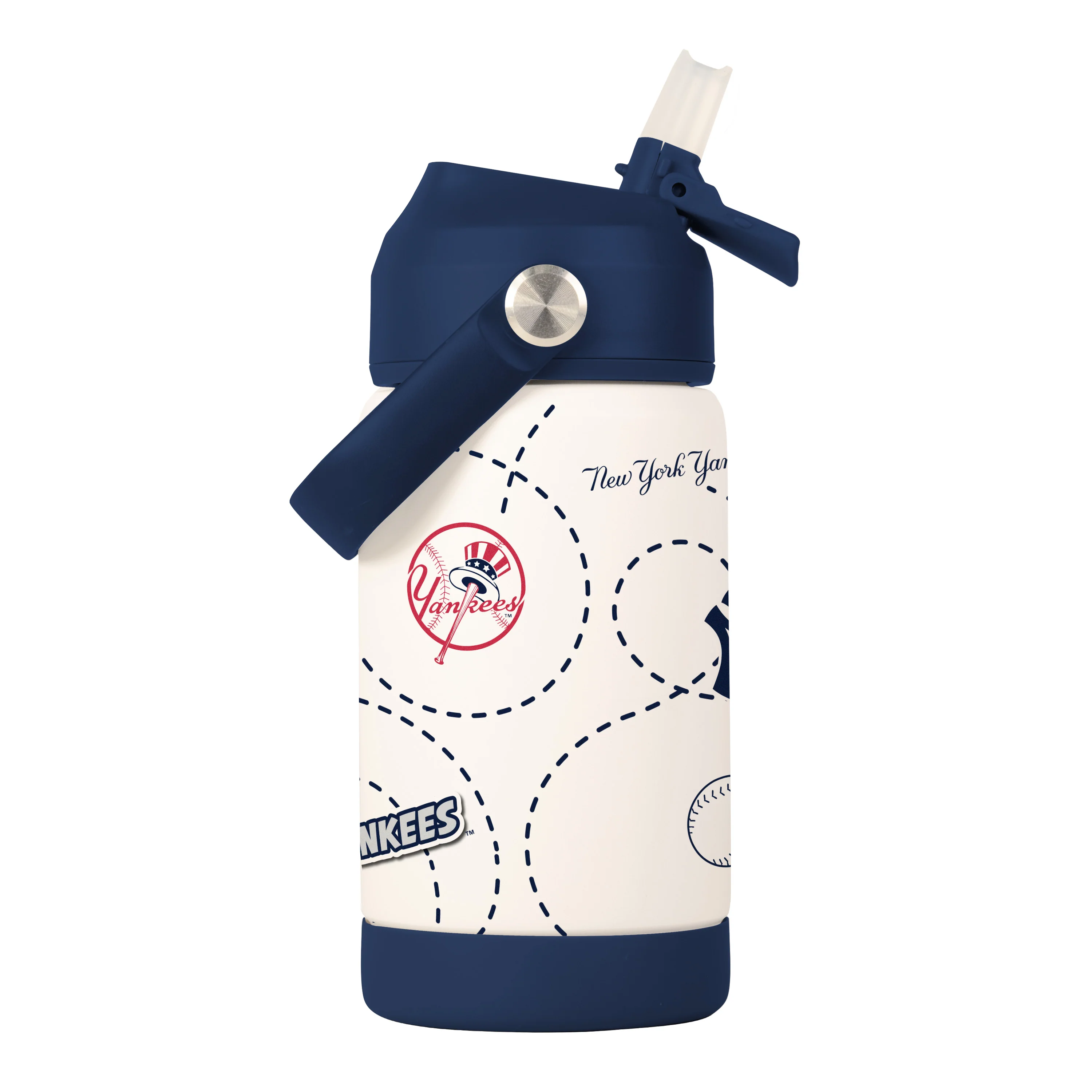 NY Yankees 12oz Mascot SS Kids Bottle