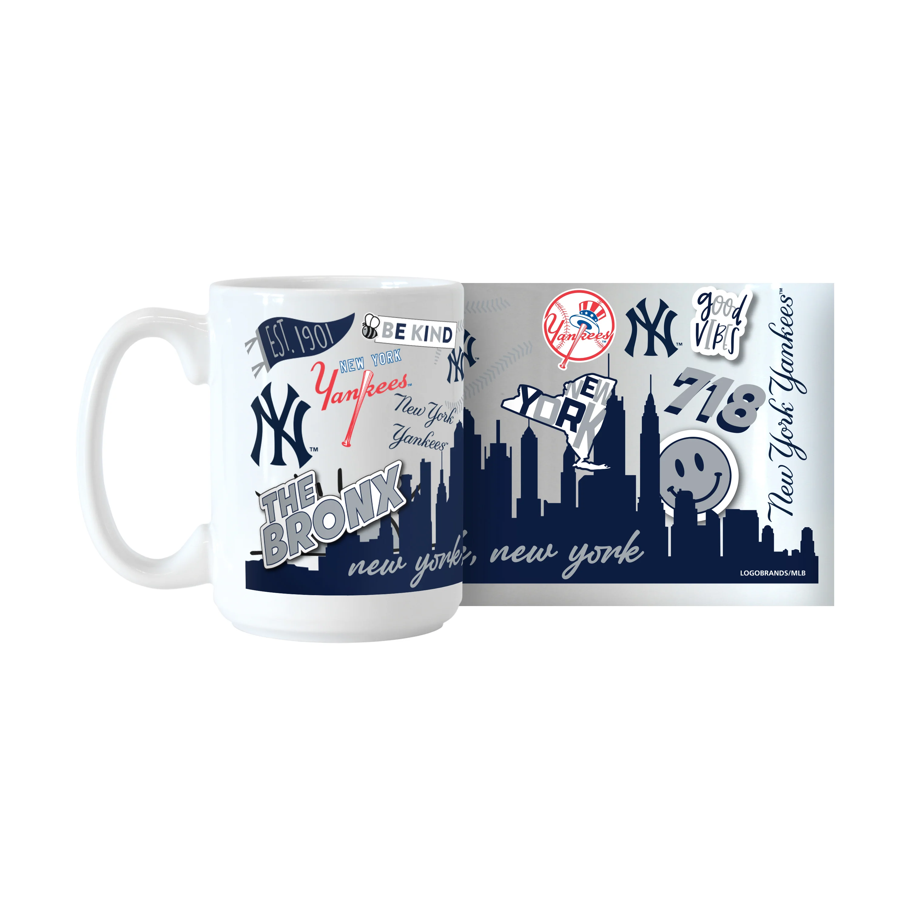 NY Yankees 15oz Native Sublimated Mug - Image 2