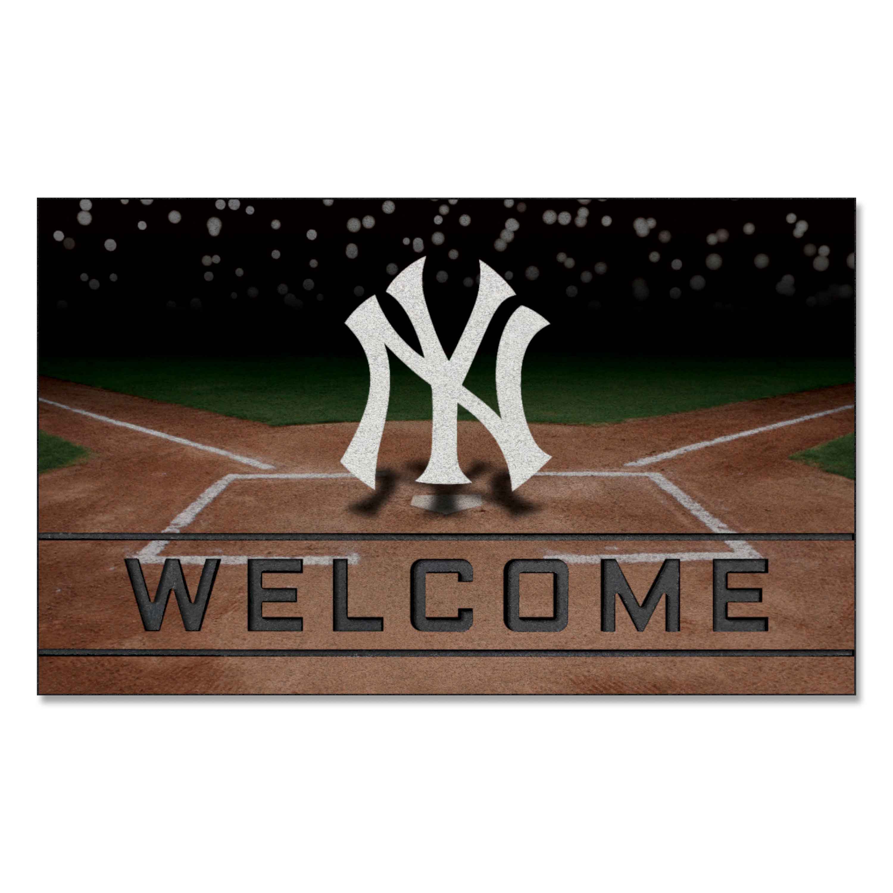 NY Yankees Crumb Rubber Door Mat