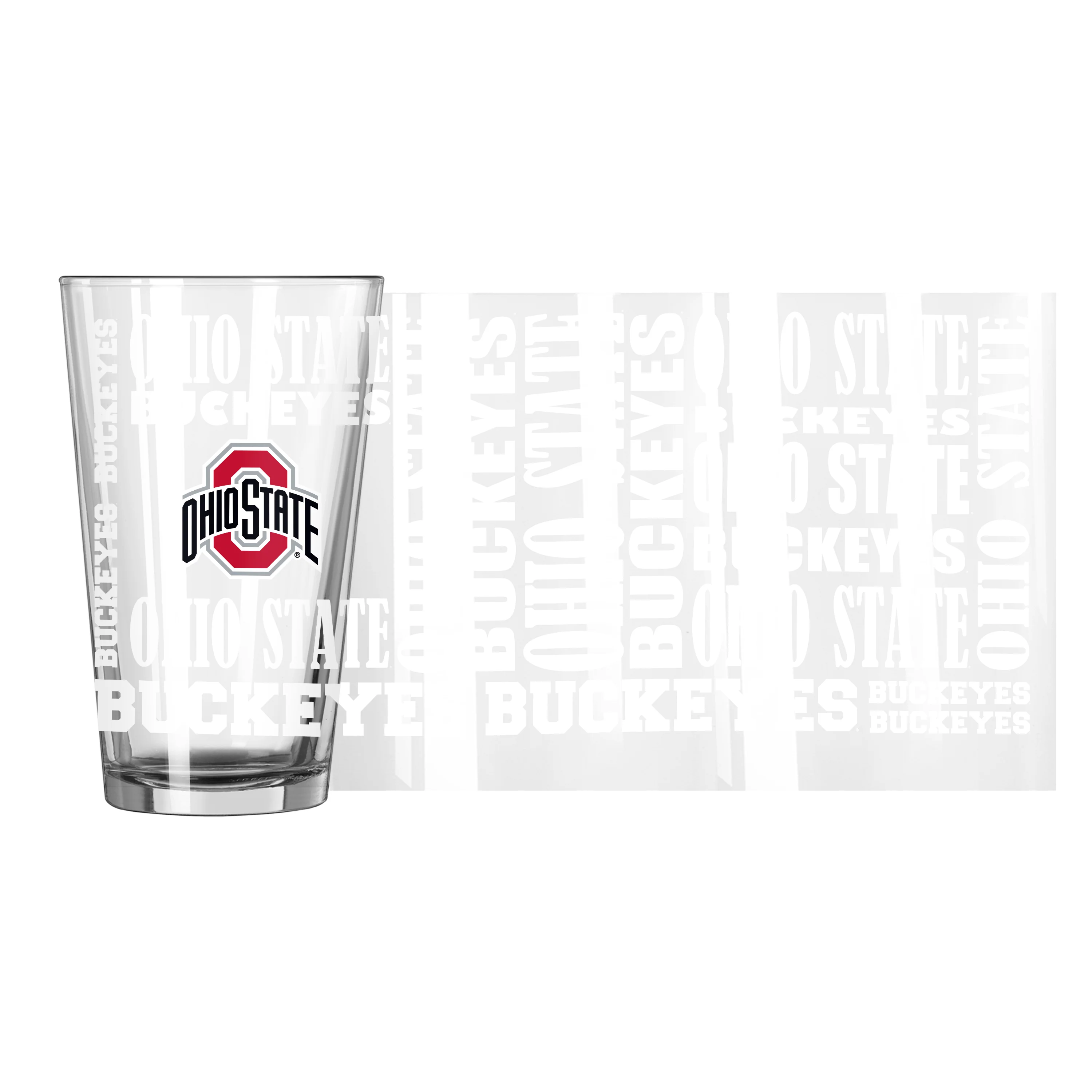 Ohio State 16oz Replay Pint Glass - Image 2
