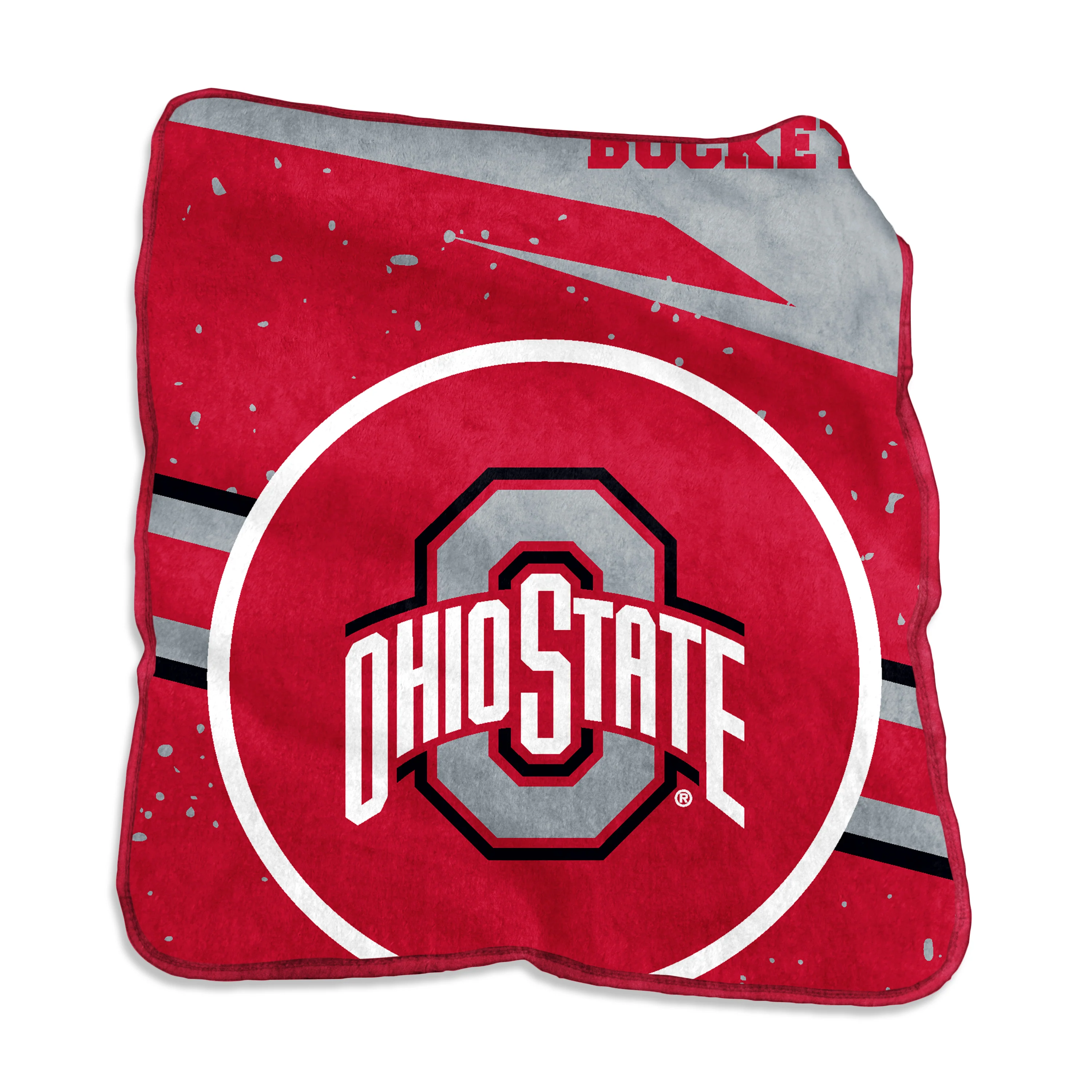 Ohio State 60x80 Circle Raschel Blanket