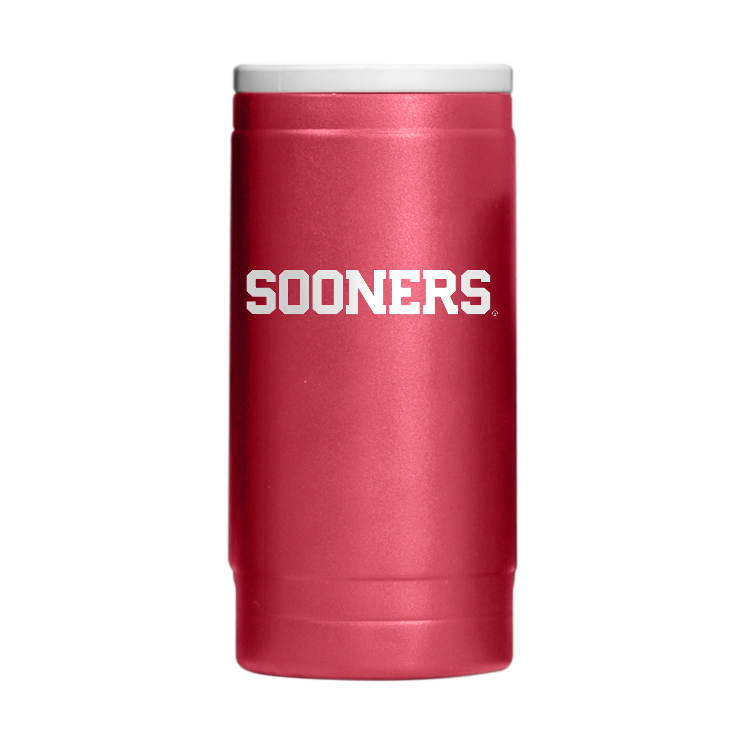 Oklahoma Flipside Powder Coat Slim Can Coolie - Image 2