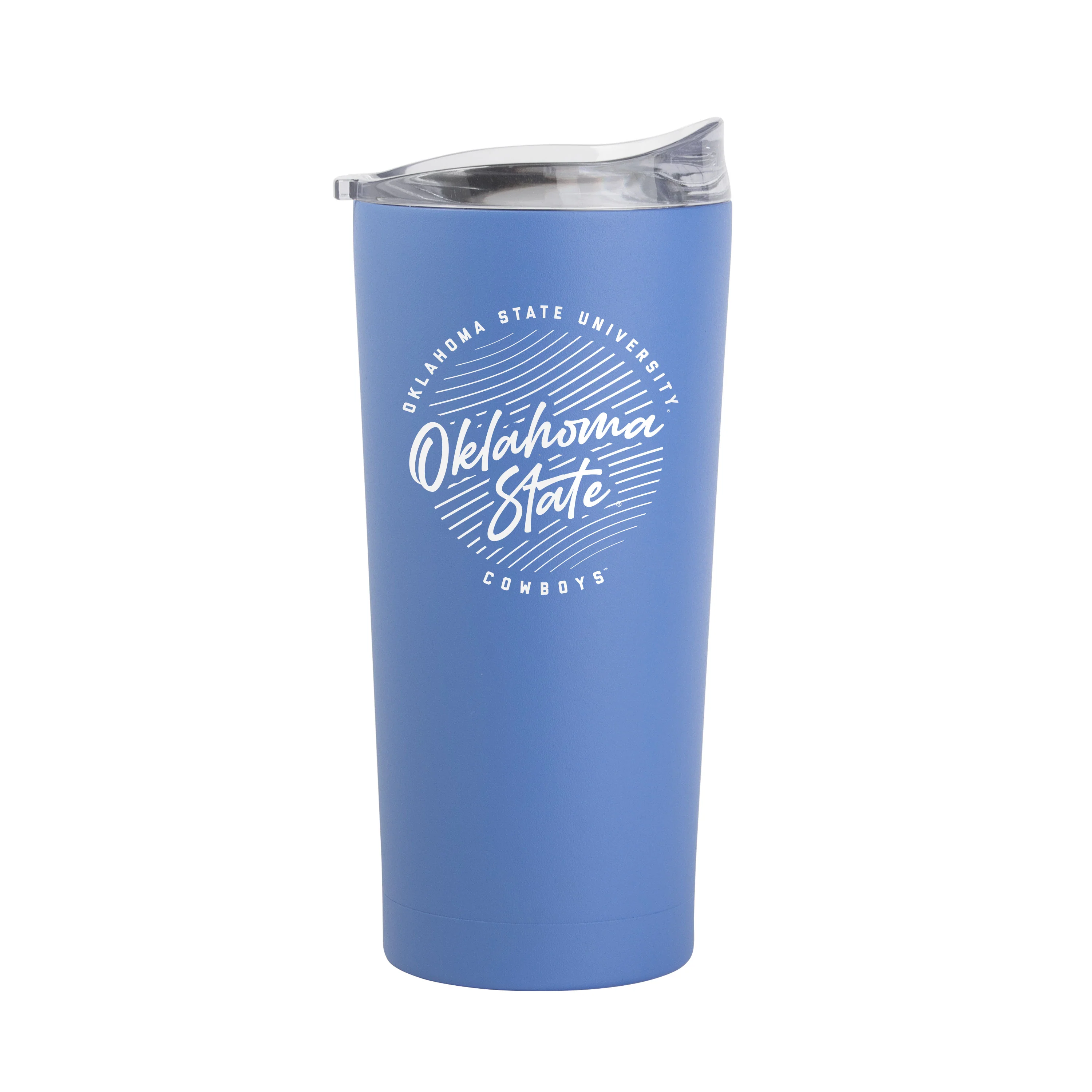 Oklahoma State 20oz Retro Script Arctic Powder Coat Tumbler - Image 2