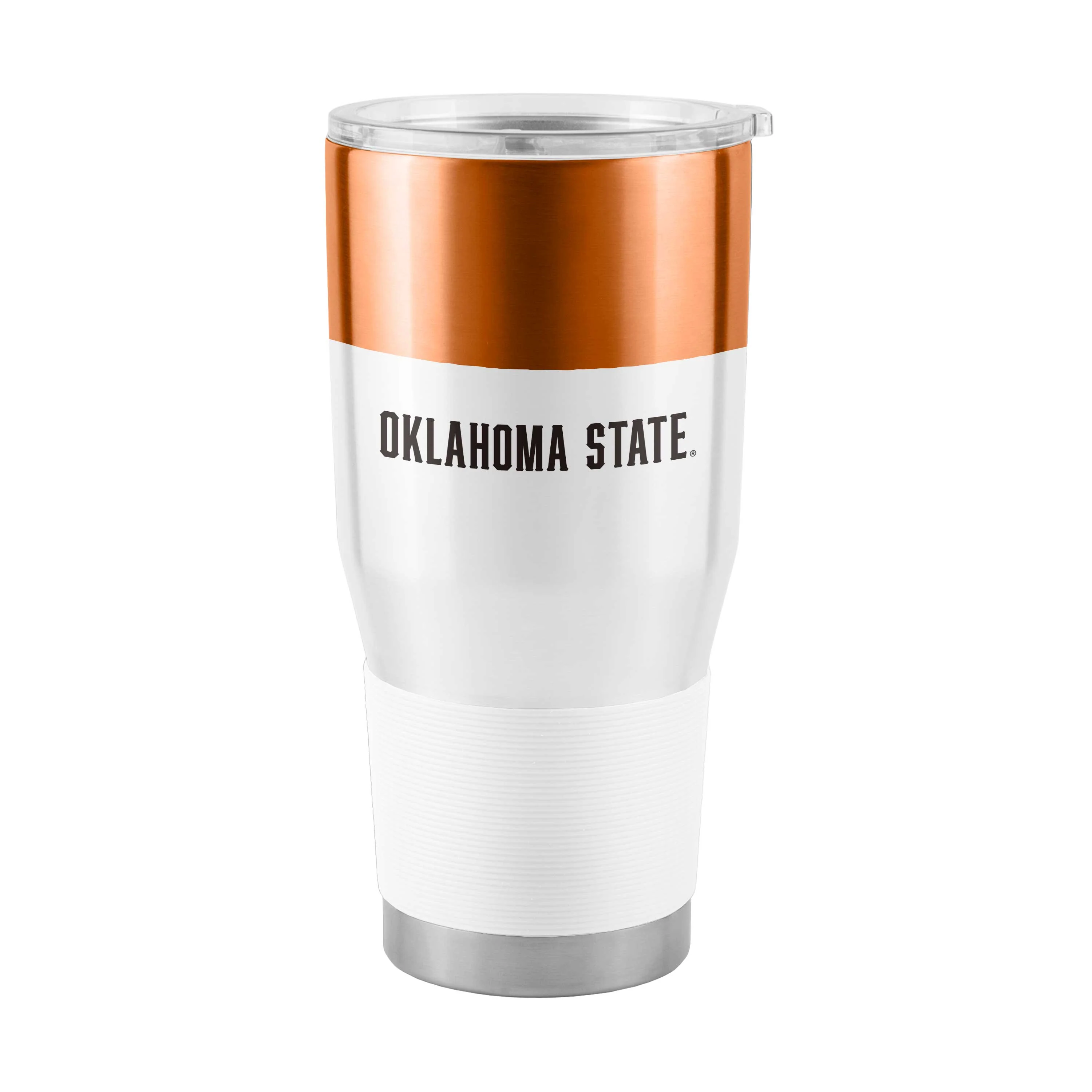 Oklahoma State 30oz Colorblock Stainless Steel Tumbler - Image 2